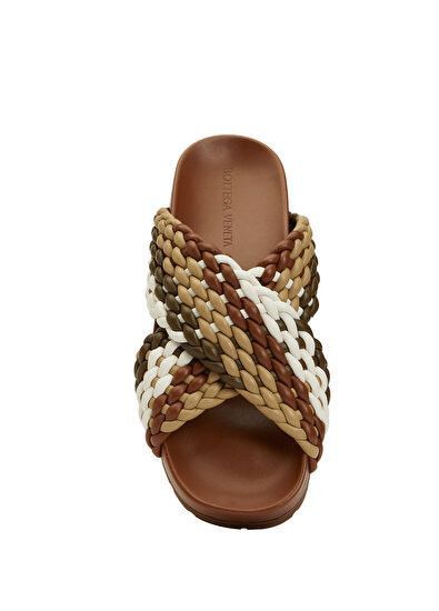 Bottega Veneta Bottega Veneta Tarik Leather Mules multicolor Size US 12 / EU 45 - 4 Thumbnail