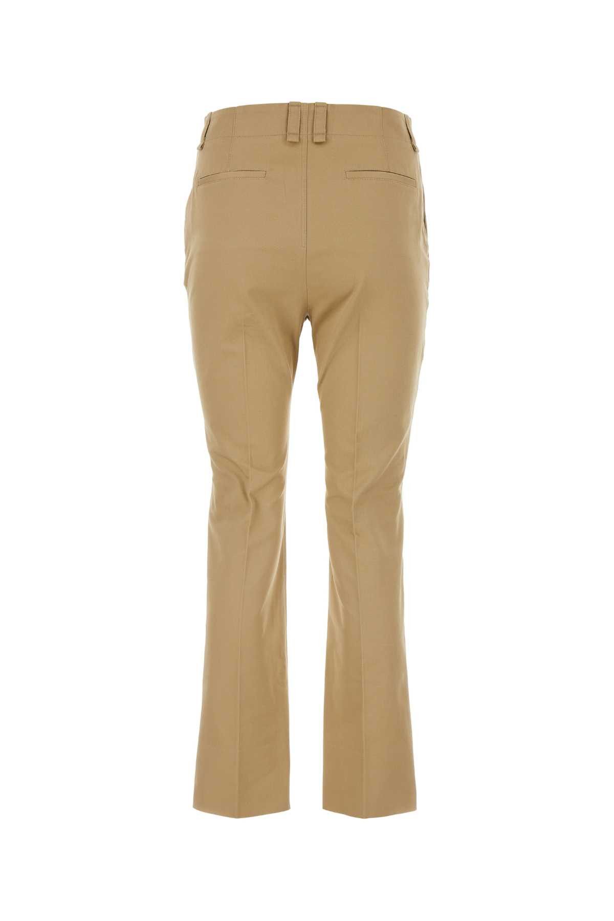Saint Laurent Paris Camel Cotton Pant Size 27" / US 4 / IT 40 - 2 Thumbnail