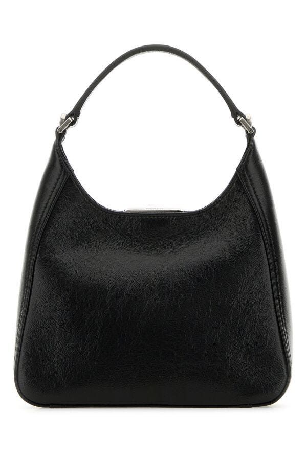 Balenciaga Black Leather Bb Soft Handbag Size ONE SIZE - 5 Thumbnail