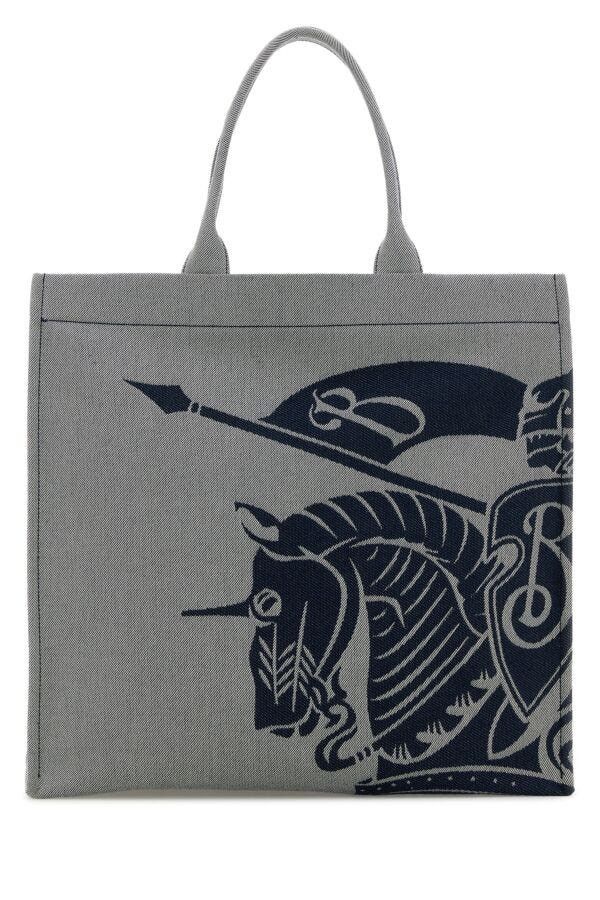 Burberry Embroidered Canvas Shopping Bag Size ONE SIZE - 3 Thumbnail