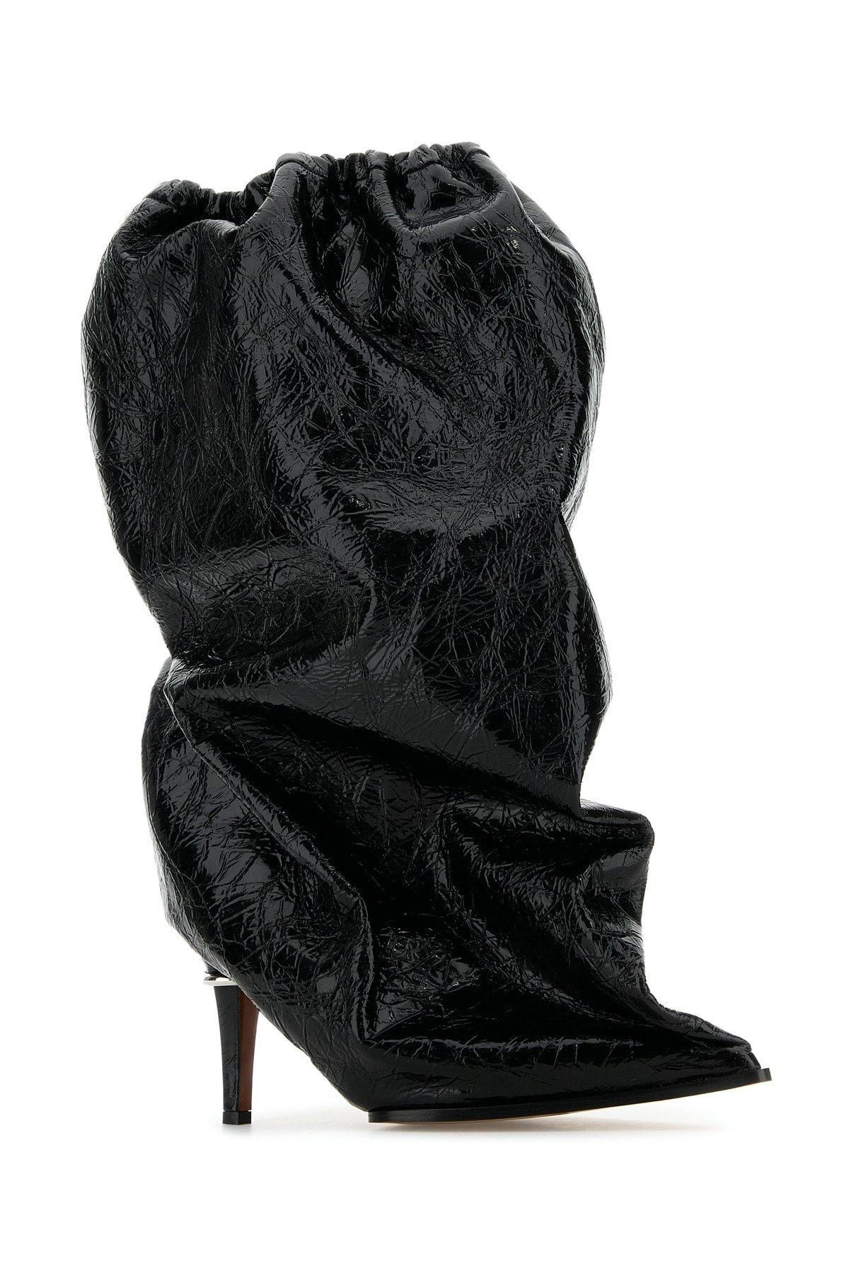 Alexander McQueen Black Leather Ankle Boots Size US 7 / IT 37 - 2 Thumbnail