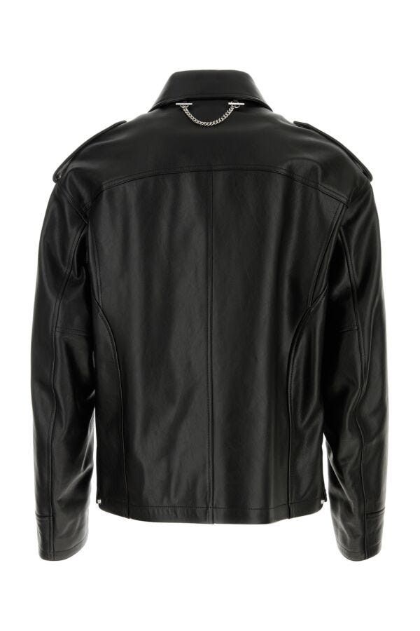 Alexander McQueen Black Leather Jacket Size US M / EU 48-50 / 2 - 4 Thumbnail