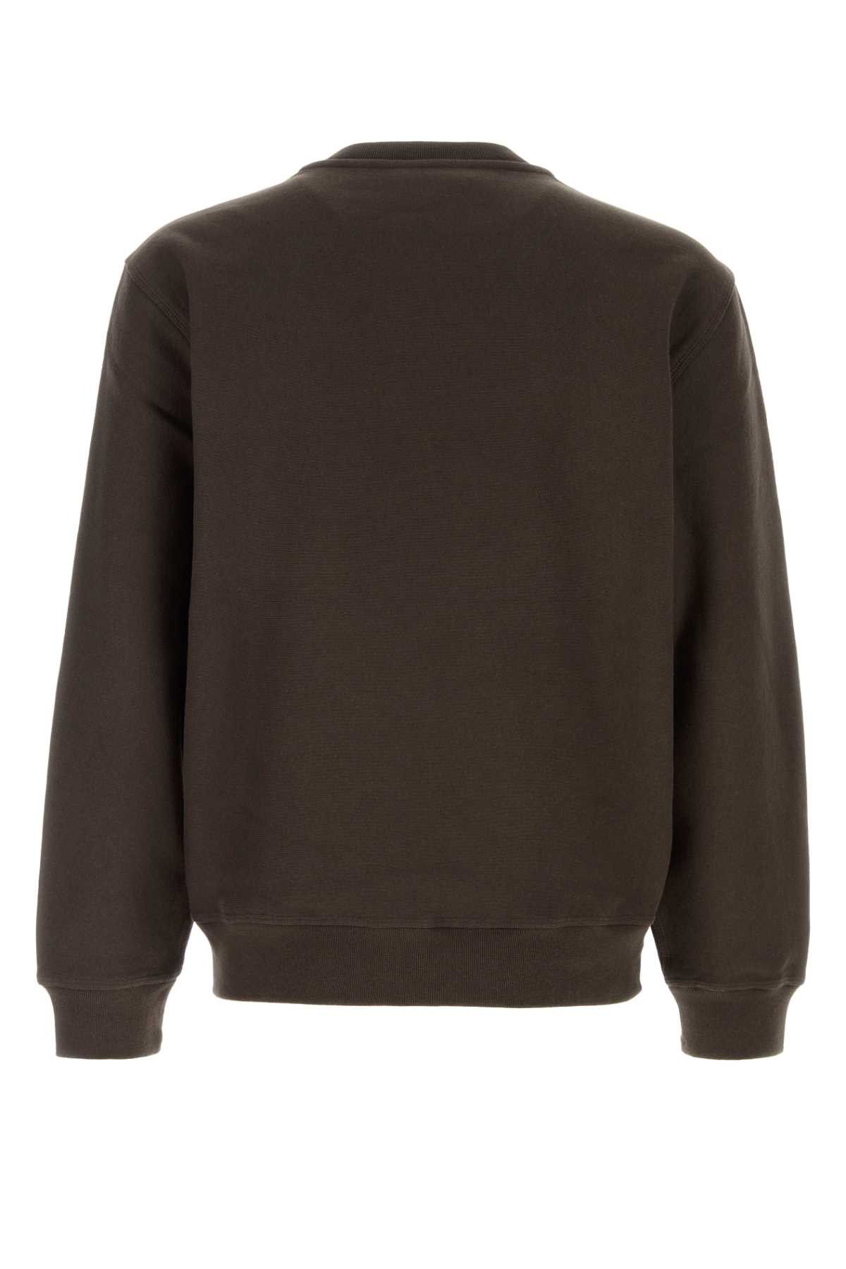 Burberry Brown Cotton Blend Sweatshirt Size US S / EU 44-46 / 1 - 2 Thumbnail
