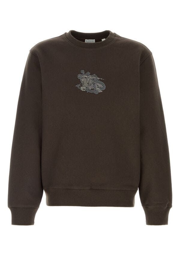 Burberry Brown Cotton Blend Sweatshirt Size US S / EU 44-46 / 1 - 3 Thumbnail