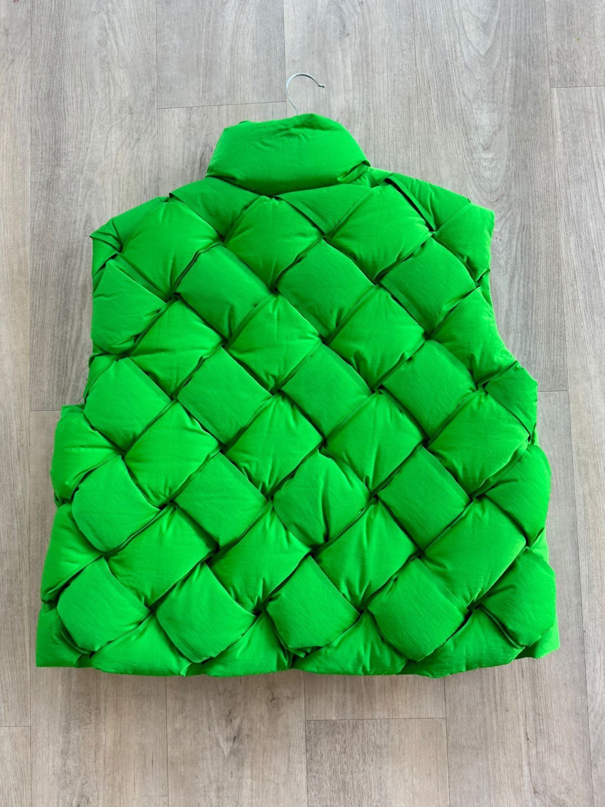Bottega Veneta Tech Quilted Intrecciato Padded Shell Vest in Green Size US S / EU 44-46 / 1 - 3 Thumbnail