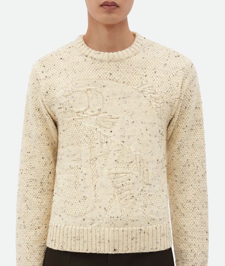 Bottega Veneta Graphic Fish Wool Sweater Size US S / EU 44-46 / 1 - 4 Thumbnail