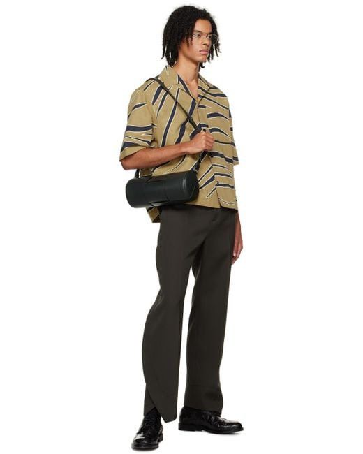 Bottega Veneta Curved Shapped Wool Trousers Size US 36 / EU 52 - 3 Thumbnail