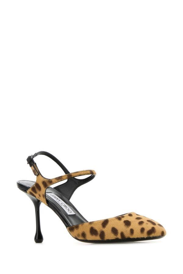 Jimmy Choo Printed Calf Hair Pixie Pumps Size US 8 / IT 38 - 4 Thumbnail