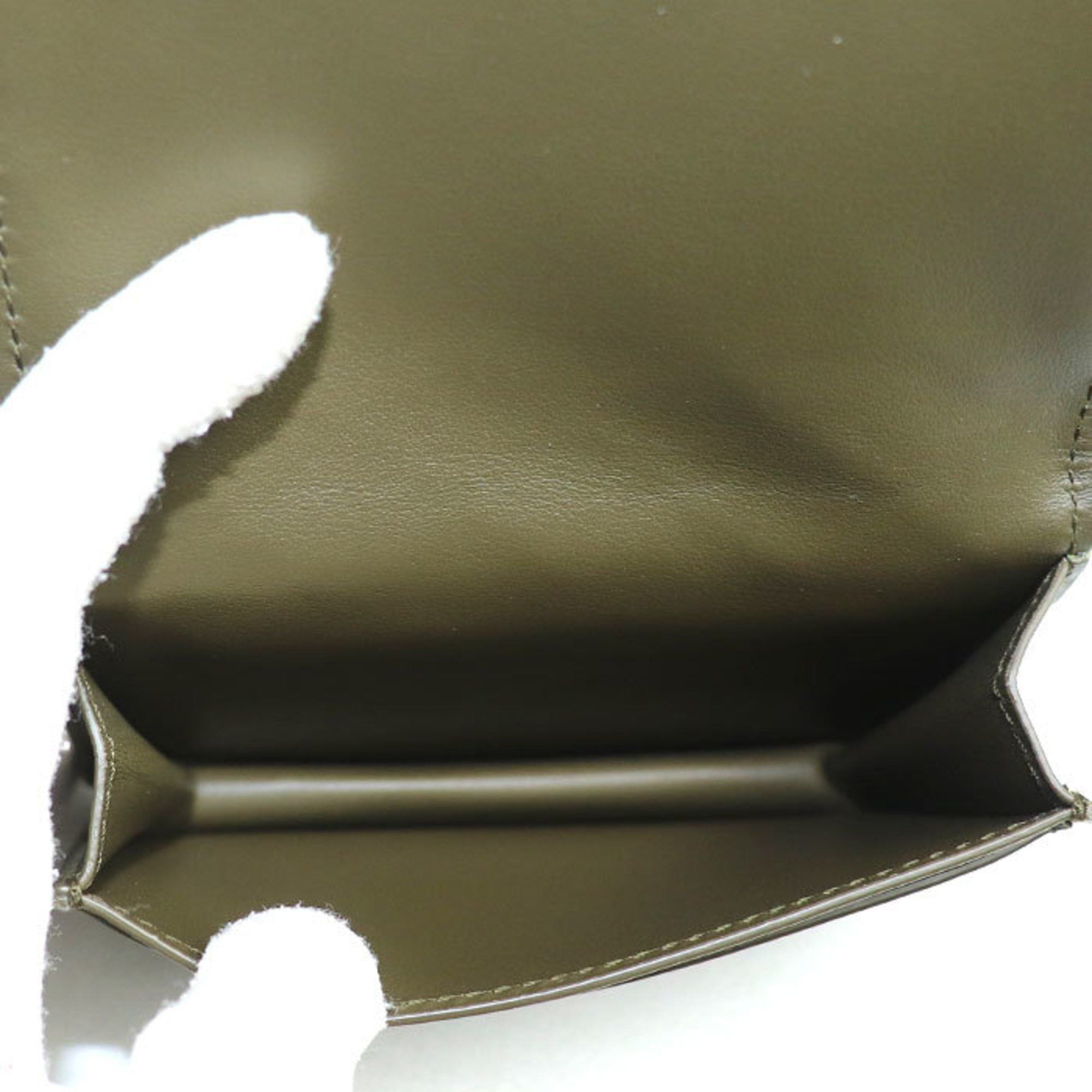 Bottega Veneta BOTTEGAVENETA Bottega Veneta Intrecciato Business Card Case Green 605720 Men's Size ONE SIZE - 4 Thumbnail