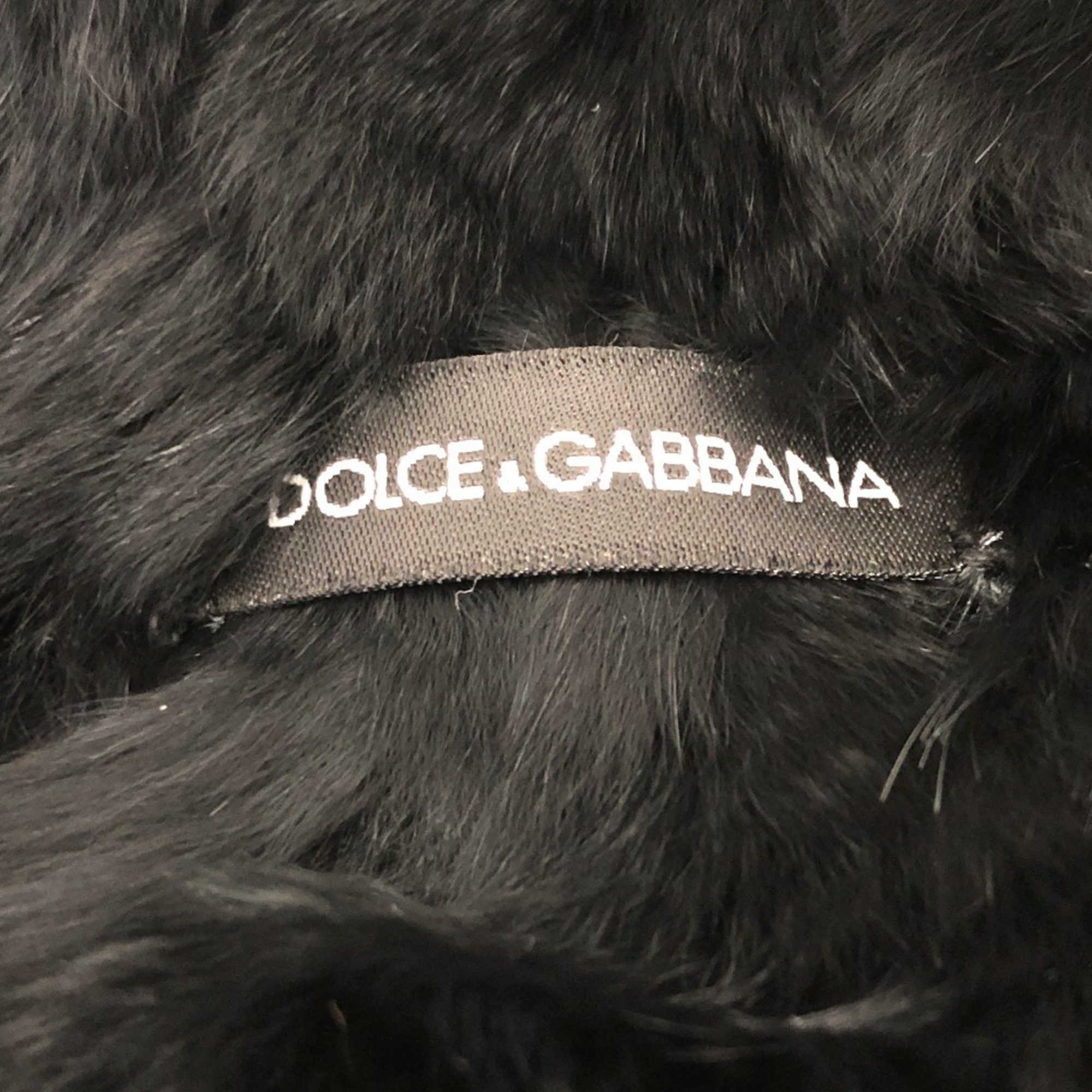 Dolce & Gabbana Dolce & Gabbana DOLCE&GABBANA Lapin Accessories Scarf Women's Black Size ONE SIZE - 3 Thumbnail