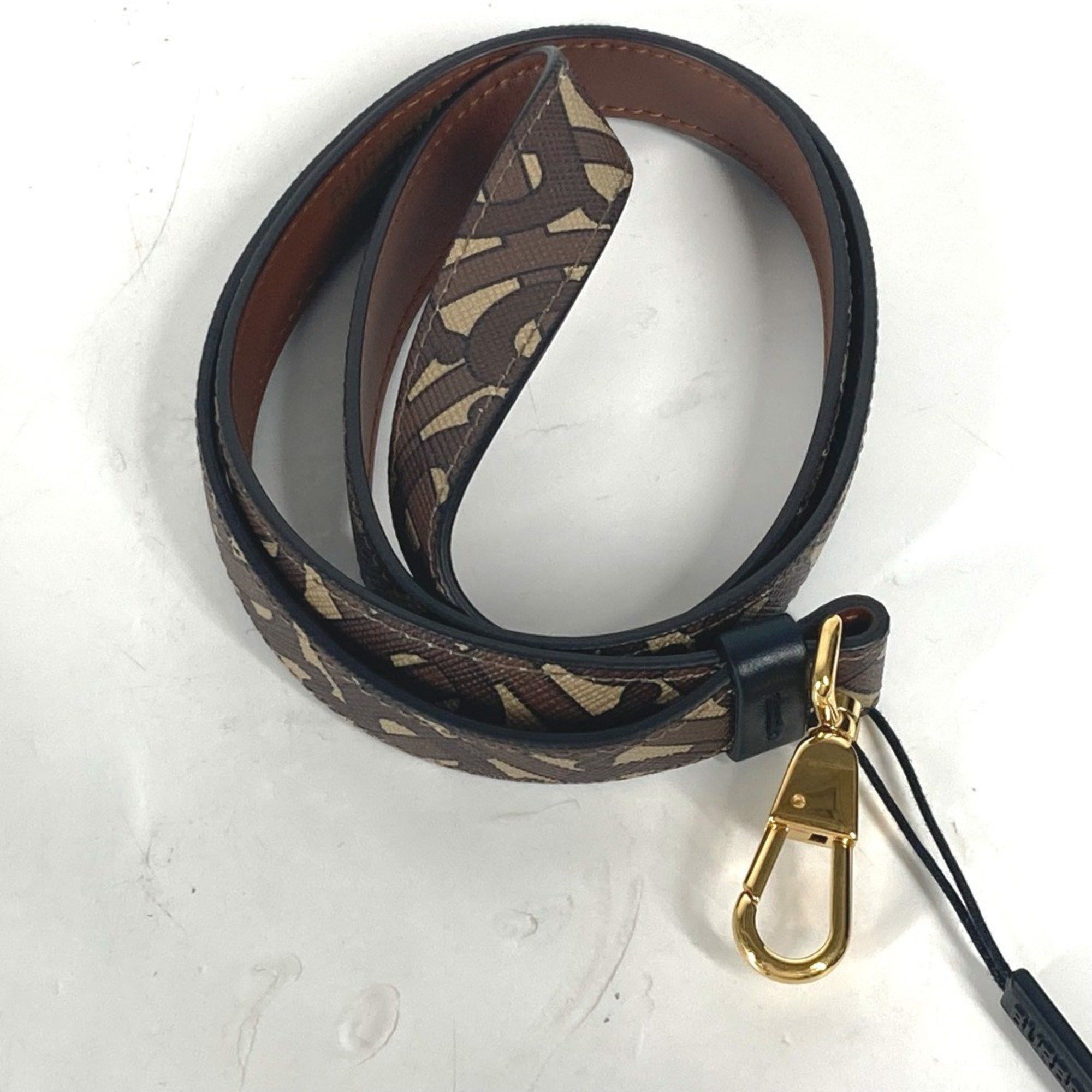 Burberry BURBERRY 8025468 TB Neck Strap Leather Men