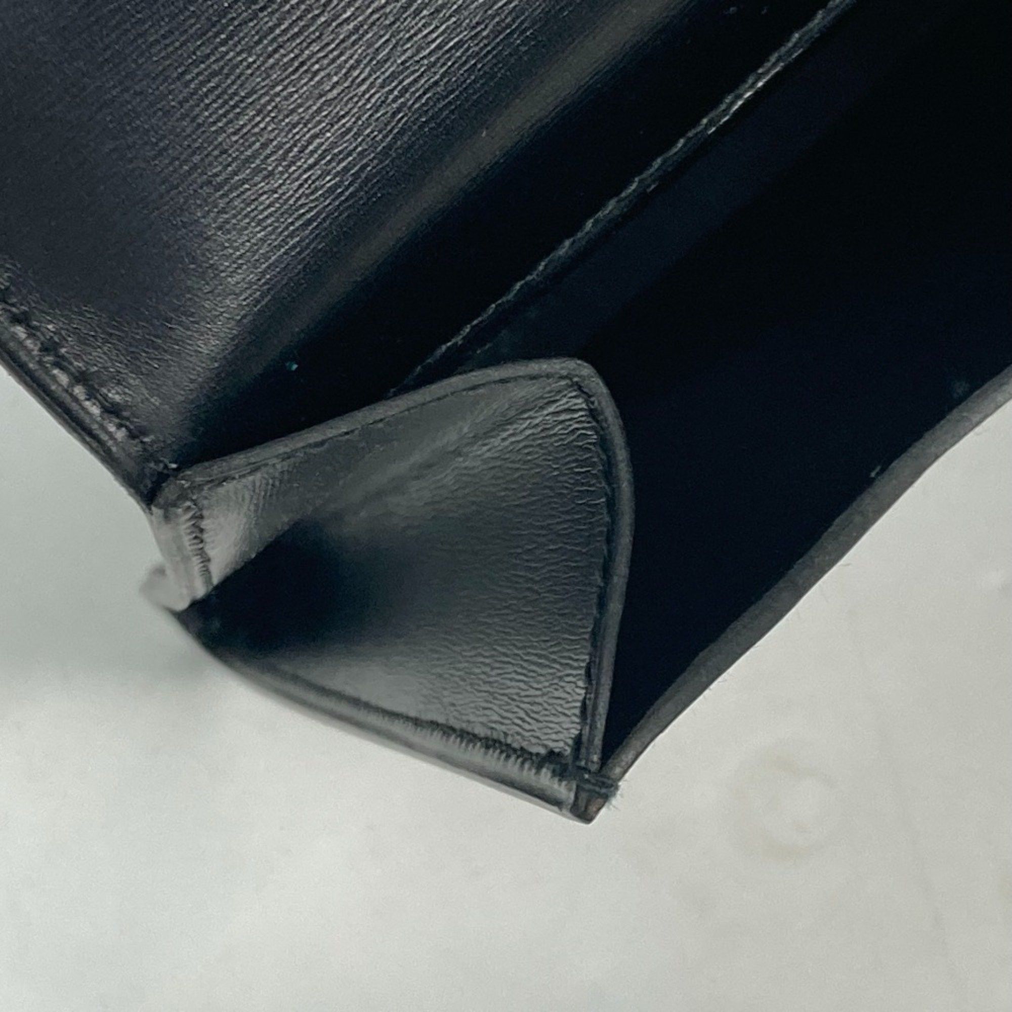 Hermes Hermes Pouch Kirius Clutch Bag with Strap Box Calf Men's Black Size ONE SIZE - 14 Thumbnail