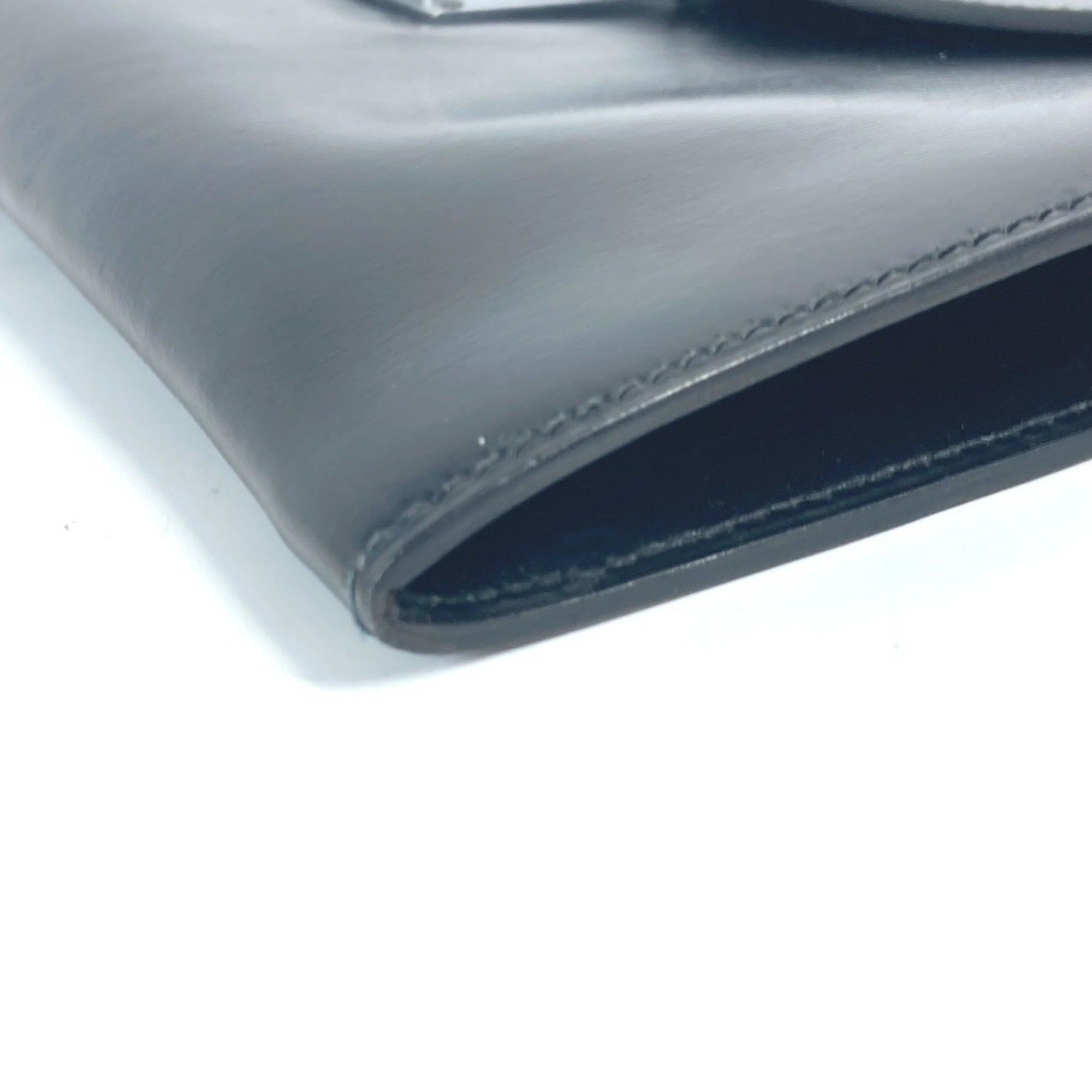 Hermes Hermes Pouch Kirius Clutch Bag with Strap Box Calf Men's Black Size ONE SIZE - 3 Thumbnail