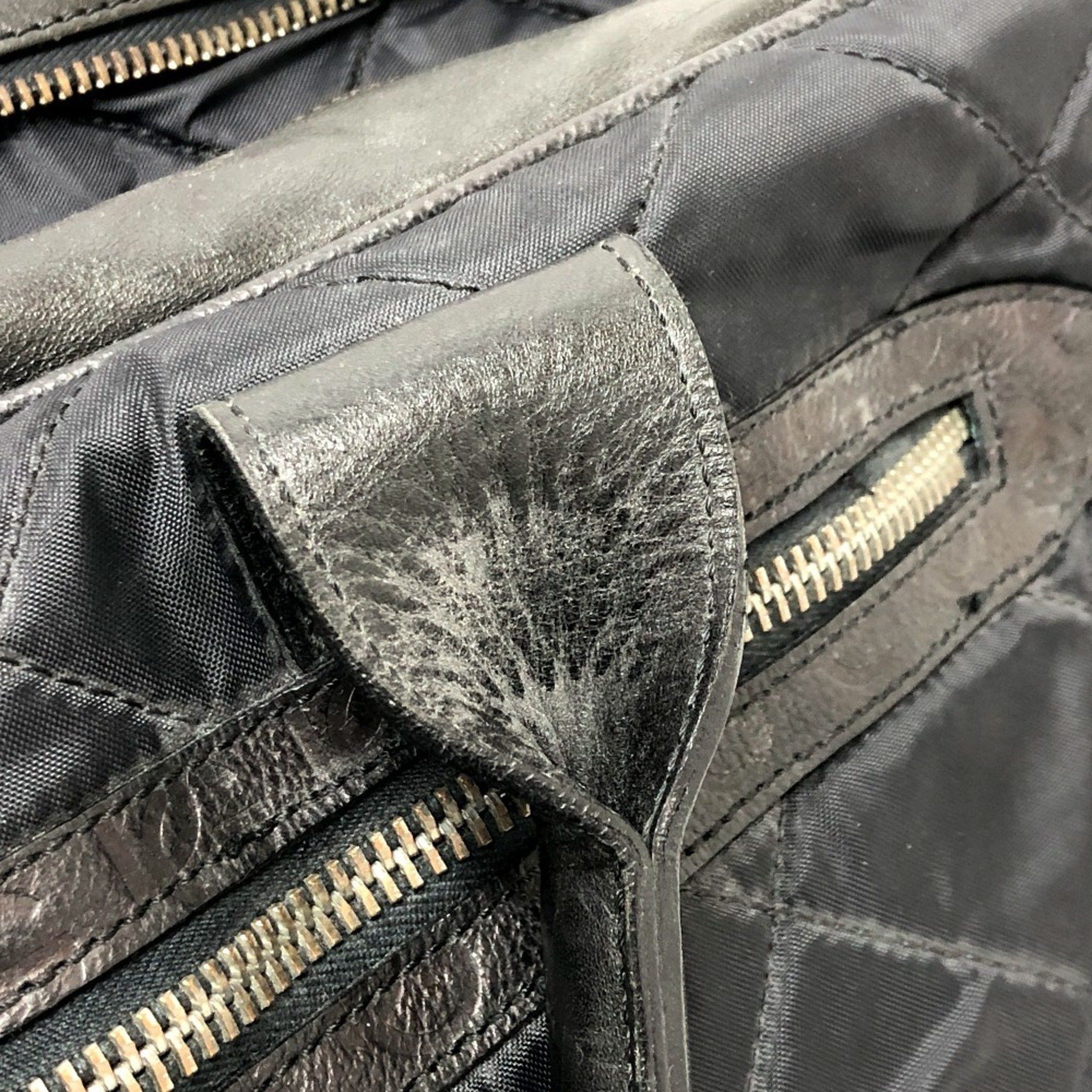 Dolce & Gabbana DOLCE&GABBANA Dolce & Gabbana Quilted Bag Boston Nylon Men's Black Size ONE SIZE - 7 Thumbnail