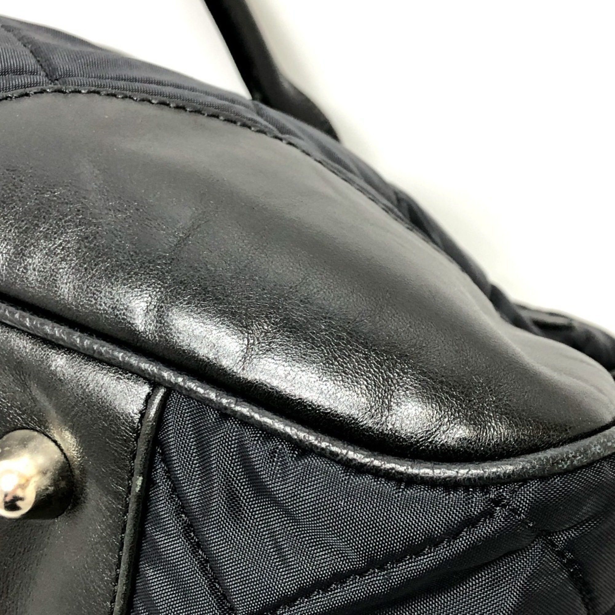 Dolce & Gabbana DOLCE&GABBANA Dolce & Gabbana Quilted Bag Boston Nylon Men's Black Size ONE SIZE - 9 Thumbnail