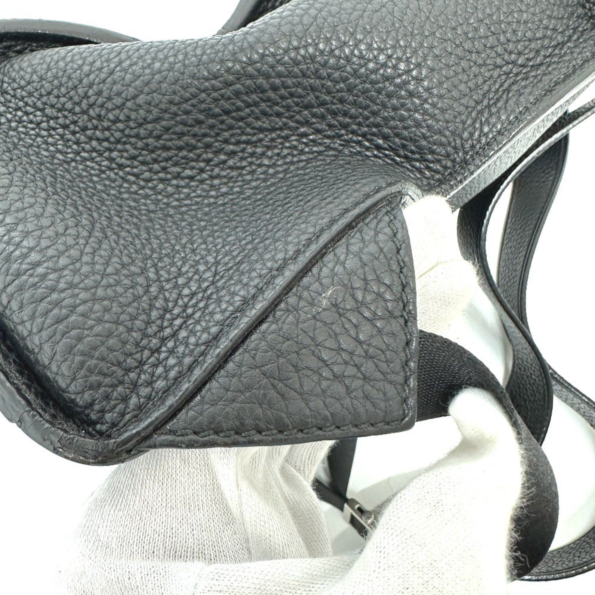 Fendi FENDI 7VZ022 Selleria Line Backpack Leather Men's Black Size ONE SIZE - 17 Thumbnail