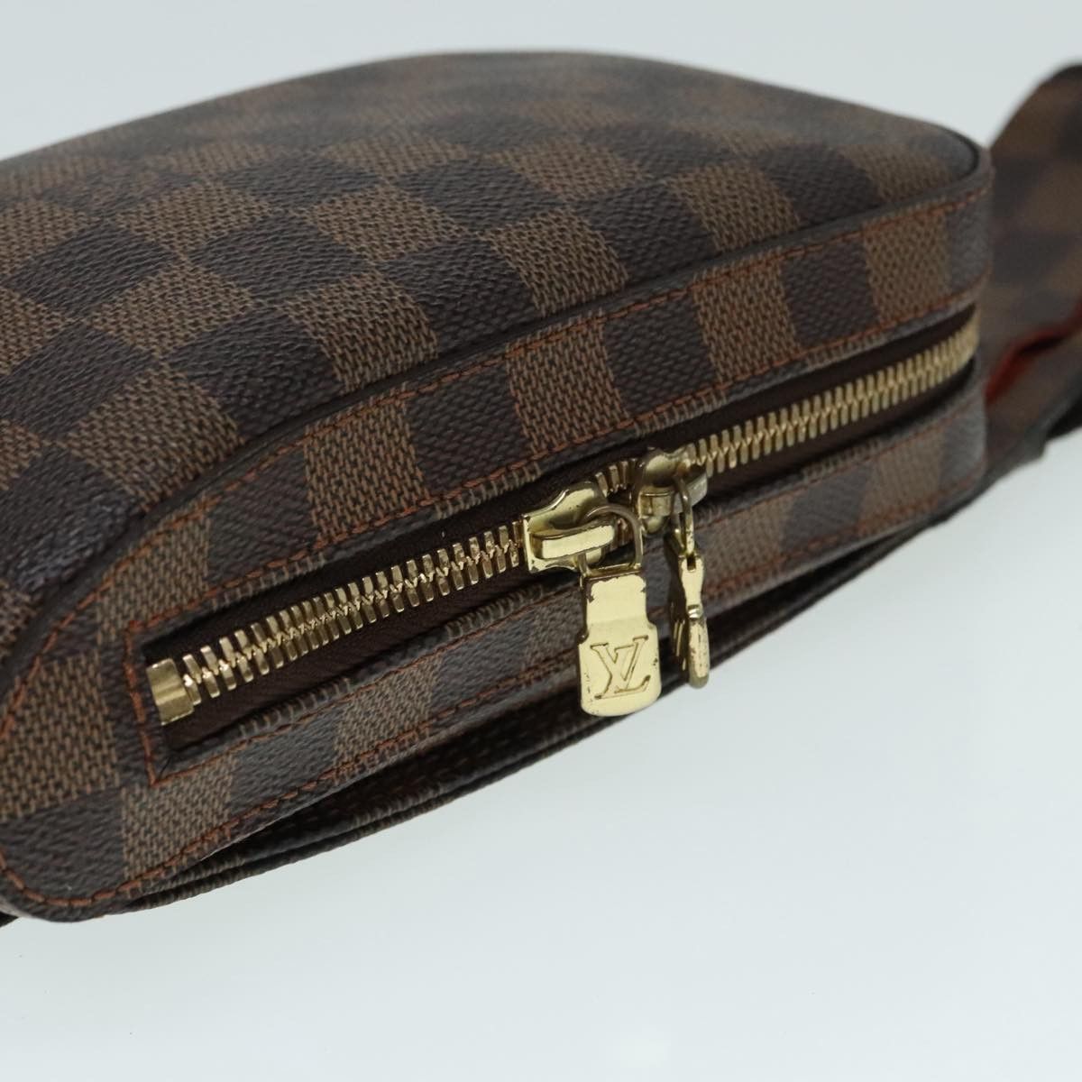 Louis Vuitton Geronimos Brown Canvas Shoulder Bag (Pre-Owned) Size ONE SIZE - 10 Thumbnail