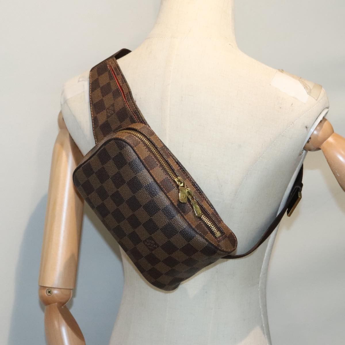 Louis Vuitton Geronimos Brown Canvas Shoulder Bag (Pre-Owned) Size ONE SIZE - 14 Thumbnail