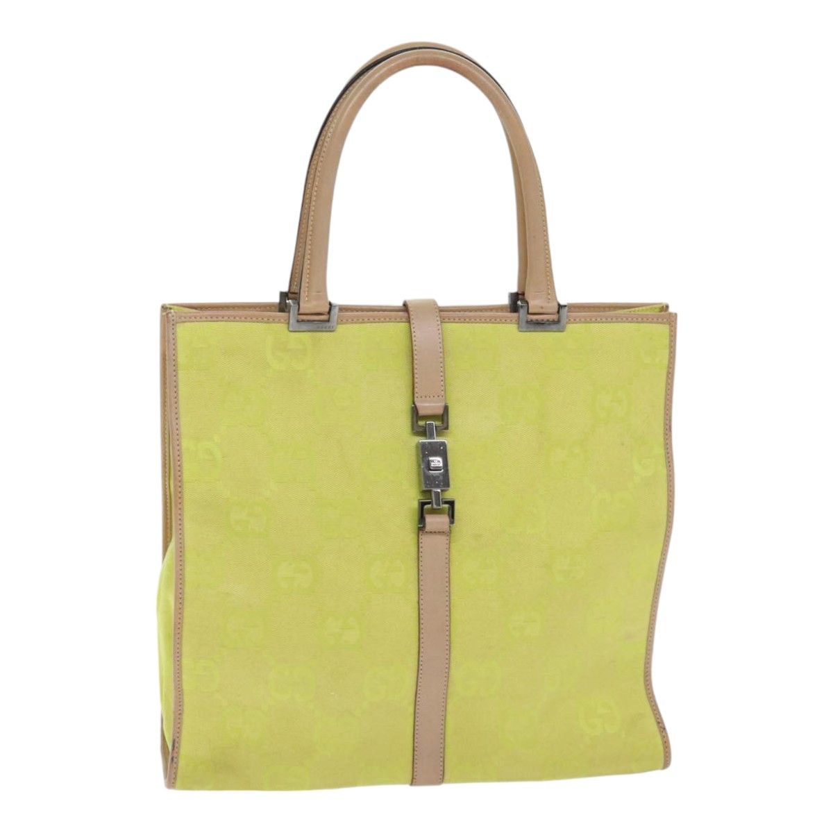 Gucci Jackie Green Canvas Handbag (Pre-Owned) Size ONE SIZE - 15 Thumbnail