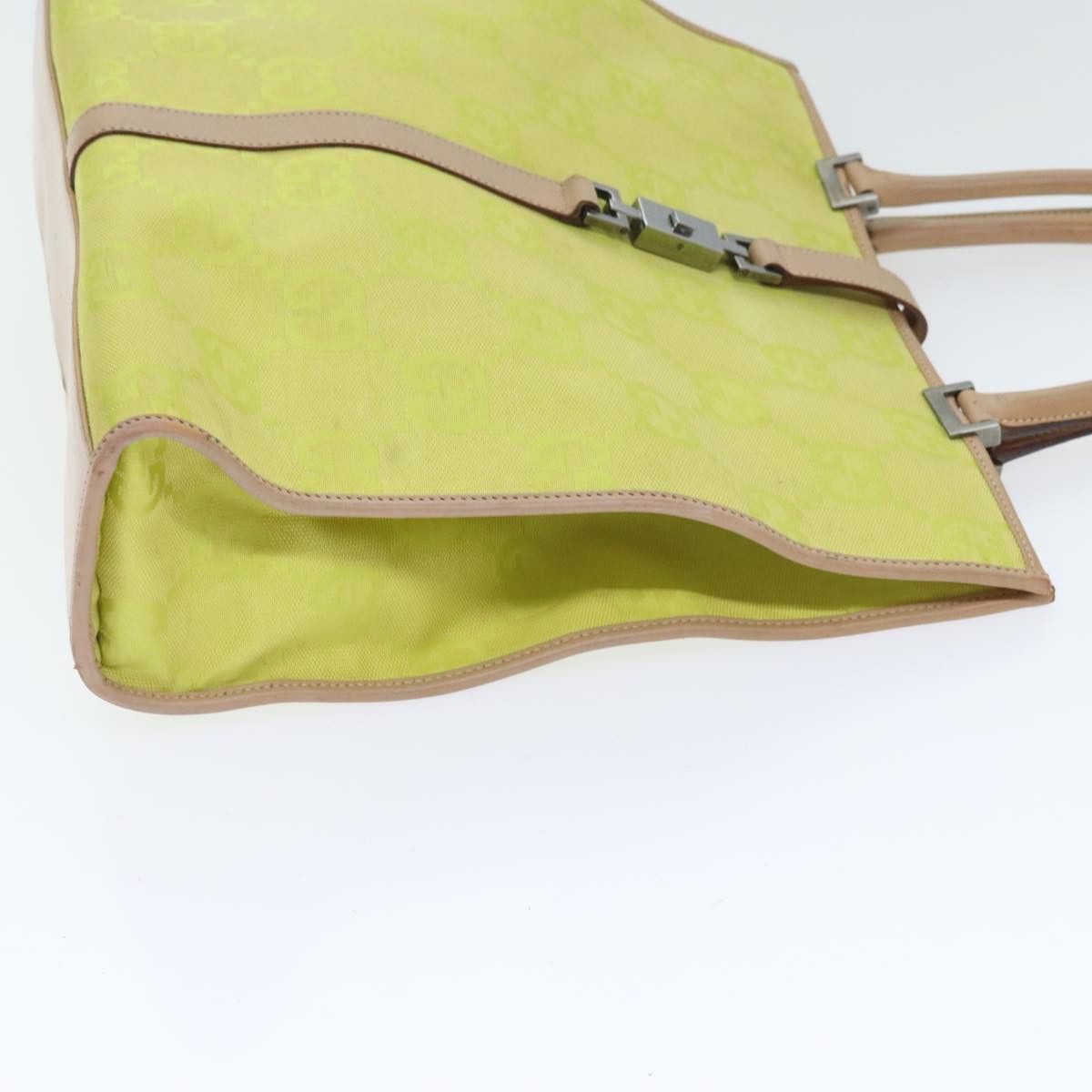 Gucci Jackie Green Canvas Handbag (Pre-Owned) Size ONE SIZE - 3 Thumbnail