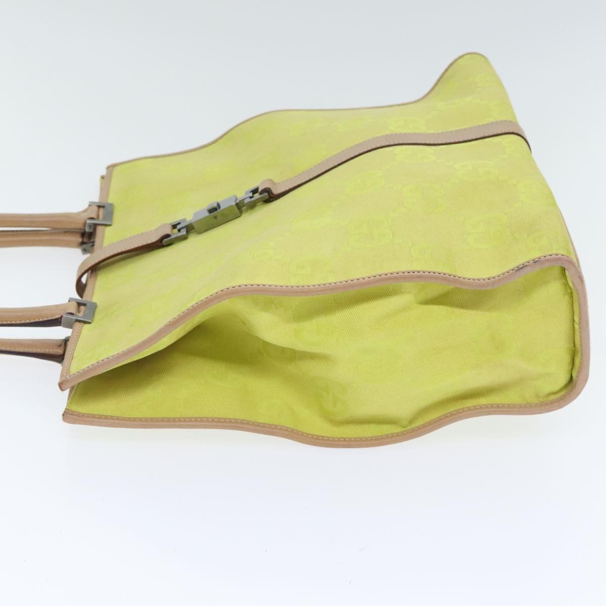 Gucci Jackie Green Canvas Handbag (Pre-Owned) Size ONE SIZE - 4 Thumbnail