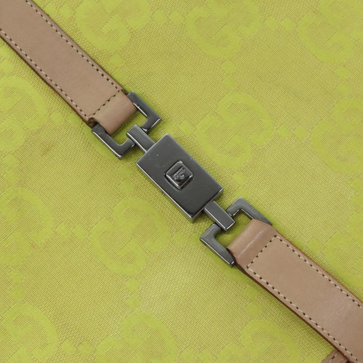 Gucci Jackie Green Canvas Handbag (Pre-Owned) Size ONE SIZE - 18 Thumbnail