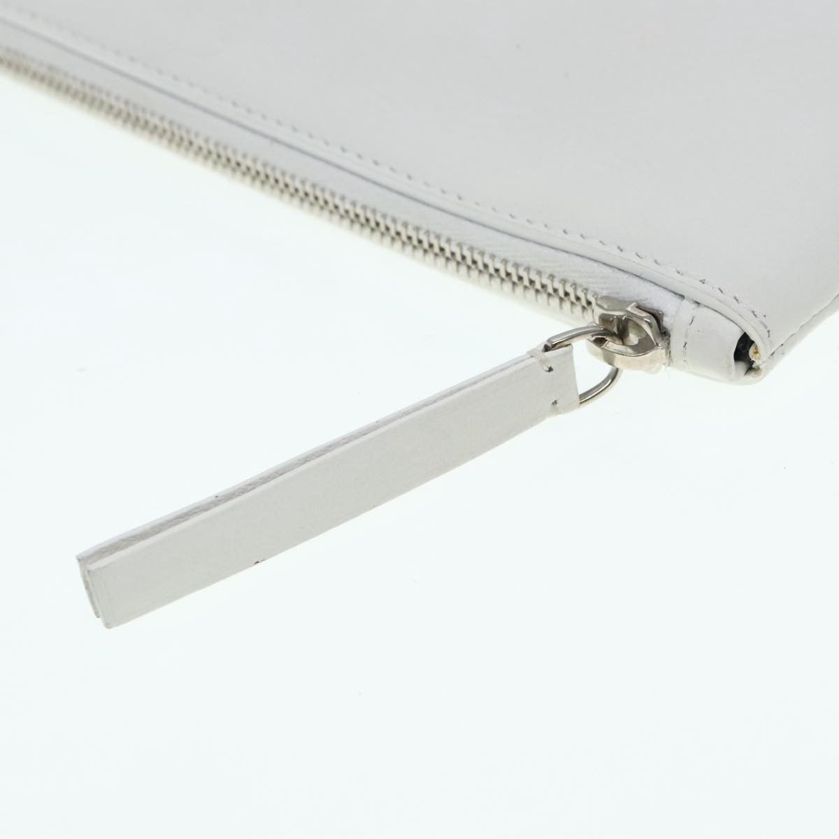 Balenciaga White Leather Clutch Bag (Pre-Owned) Size ONE SIZE - 5 Thumbnail