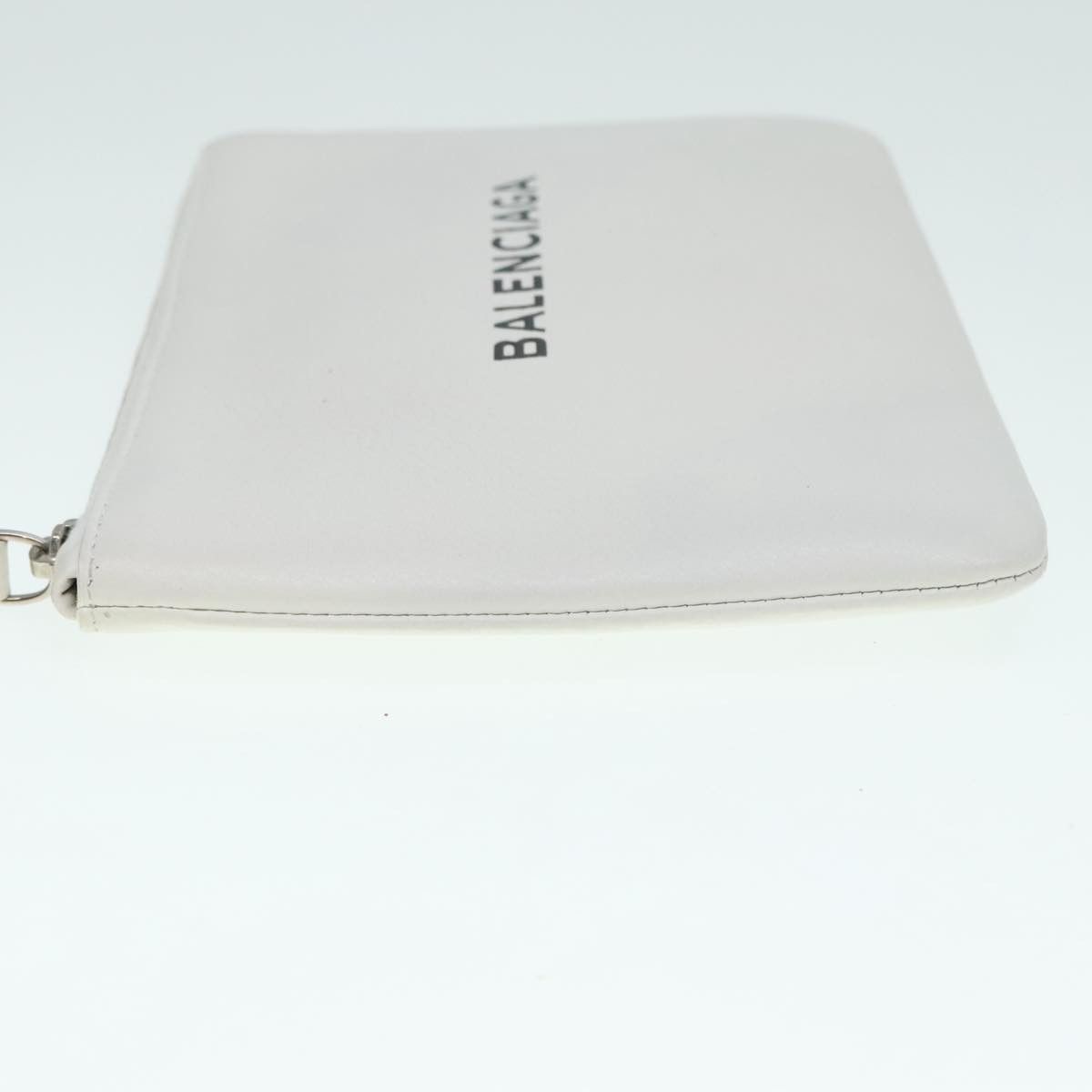 Balenciaga White Leather Clutch Bag (Pre-Owned) Size ONE SIZE - 11 Thumbnail