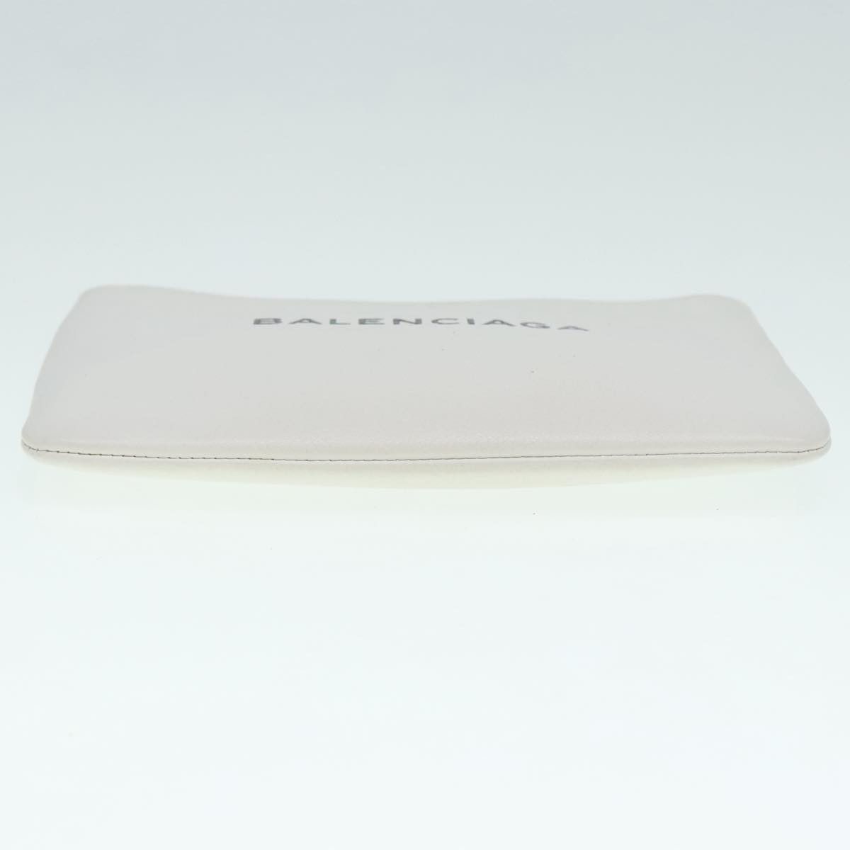 Balenciaga White Leather Clutch Bag (Pre-Owned) Size ONE SIZE - 4 Thumbnail