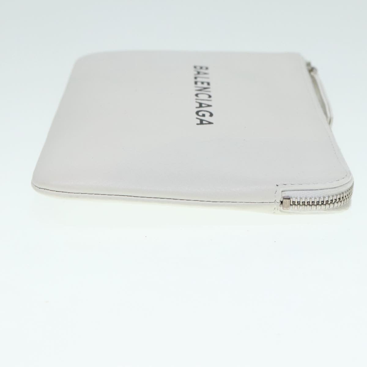 Balenciaga White Leather Clutch Bag (Pre-Owned) Size ONE SIZE - 3 Thumbnail