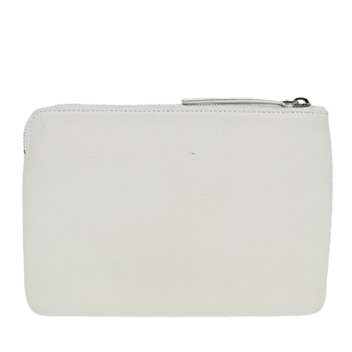 Balenciaga White Leather Clutch Bag (Pre-Owned) Size ONE SIZE - 2 Thumbnail