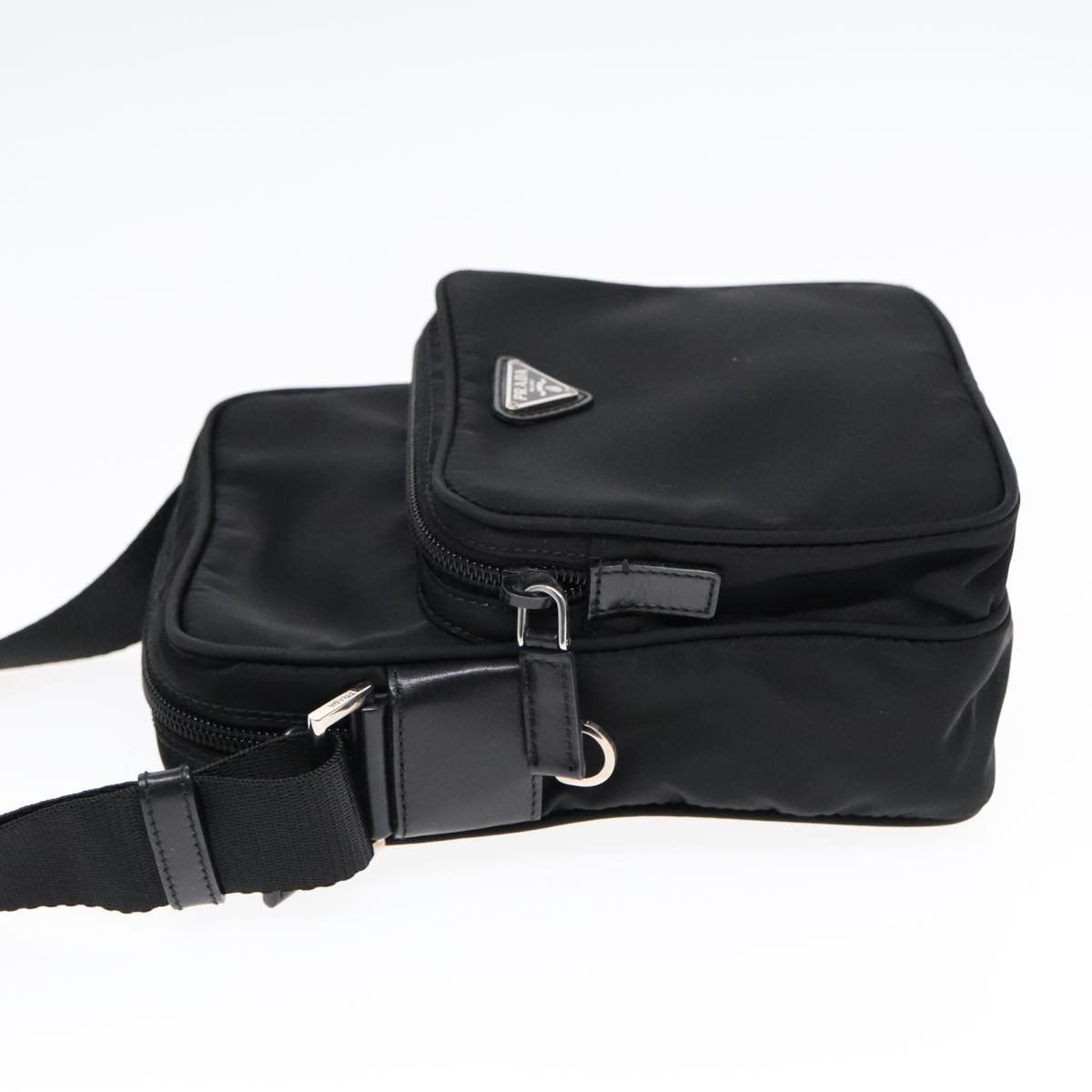Prada Black Synthetic Shoulder Bag (Pre-Owned) Size ONE SIZE - 3 Thumbnail