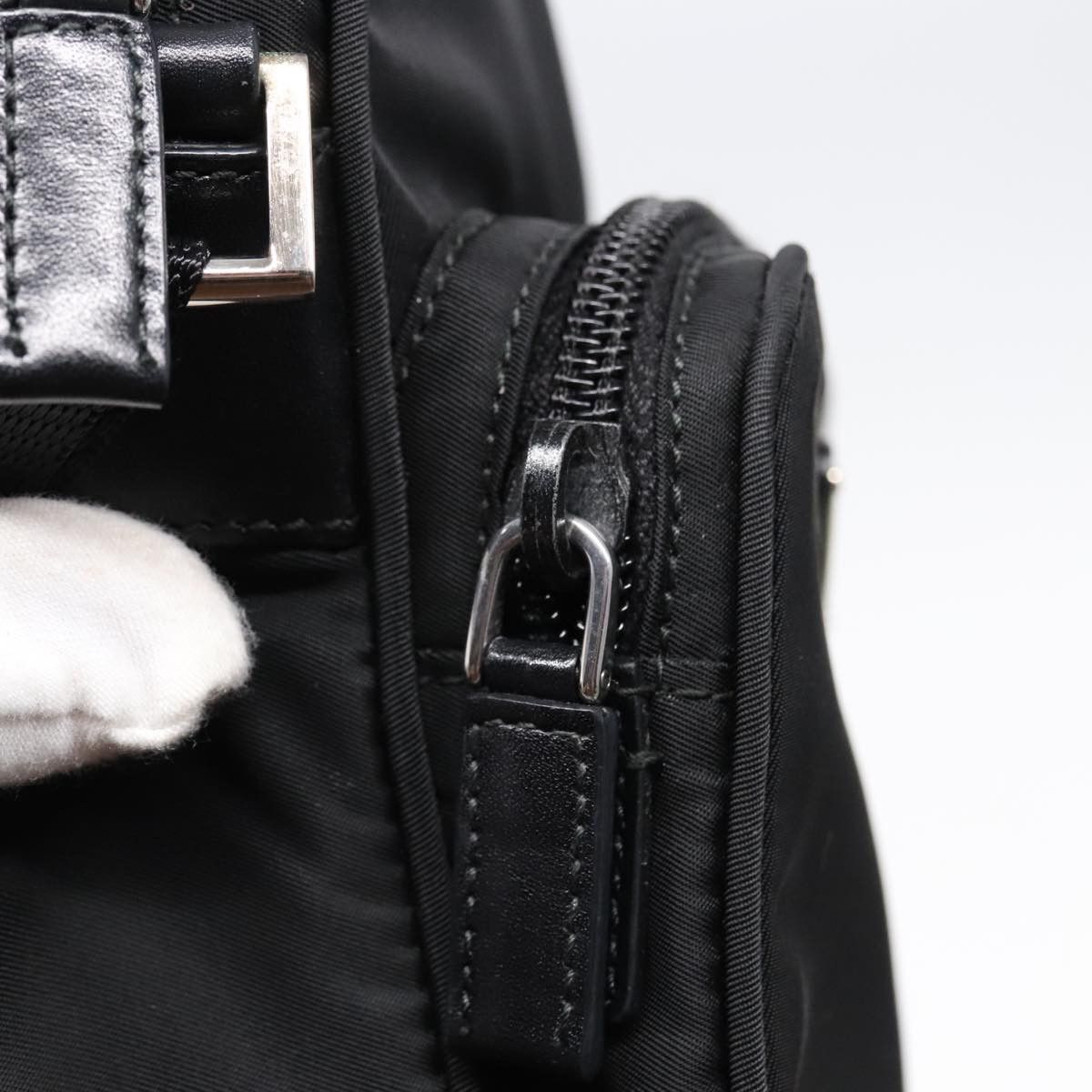 Prada Black Synthetic Shoulder Bag (Pre-Owned) Size ONE SIZE - 19 Thumbnail