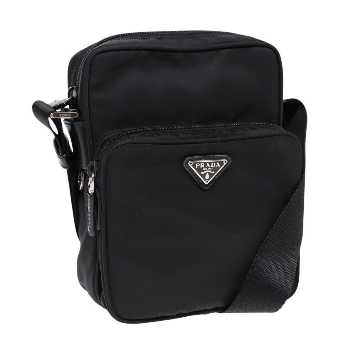 Prada Black Synthetic Shoulder Bag (Pre-Owned) Size ONE SIZE - 15 Thumbnail