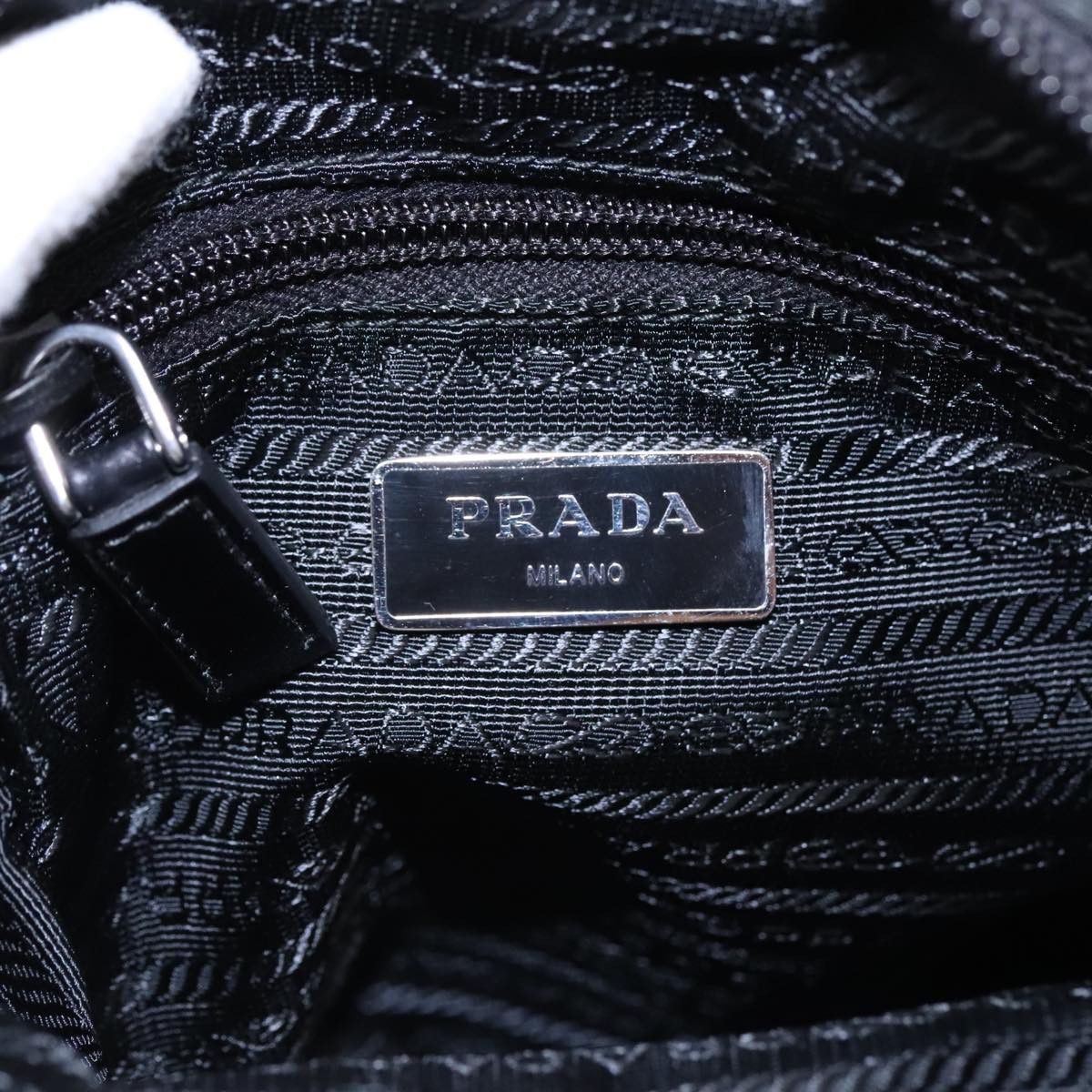 Prada Black Synthetic Shoulder Bag (Pre-Owned) Size ONE SIZE - 13 Thumbnail