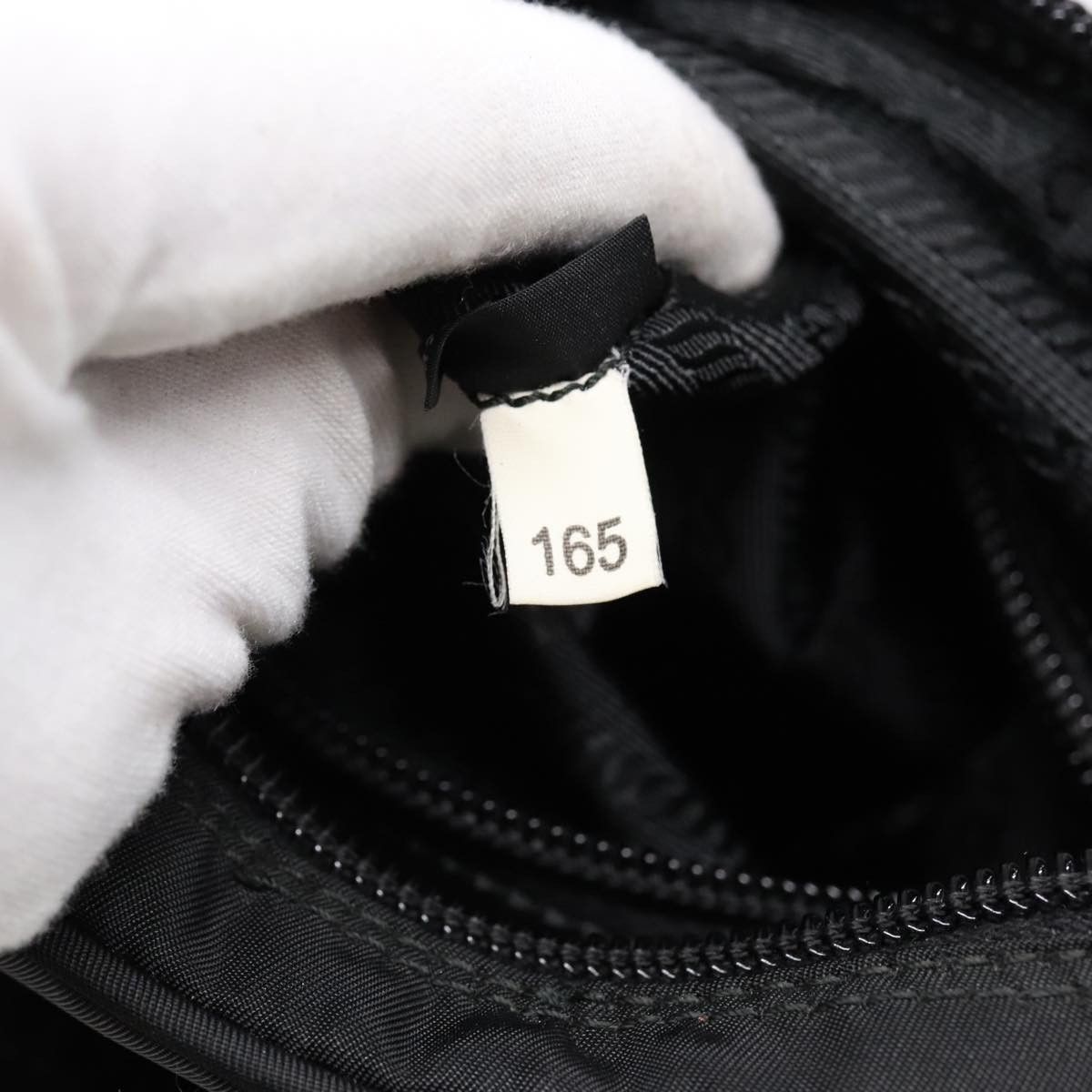 Prada Black Synthetic Shoulder Bag (Pre-Owned) Size ONE SIZE - 12 Thumbnail