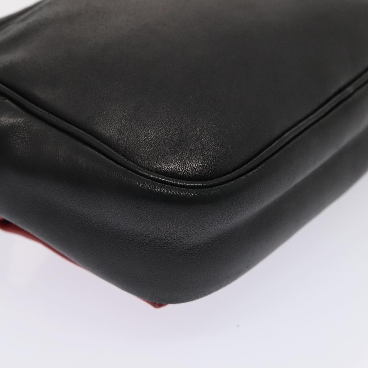 Prada Ribbon Red Leather Shoulder Bag (Pre-Owned) Size ONE SIZE - 9 Thumbnail