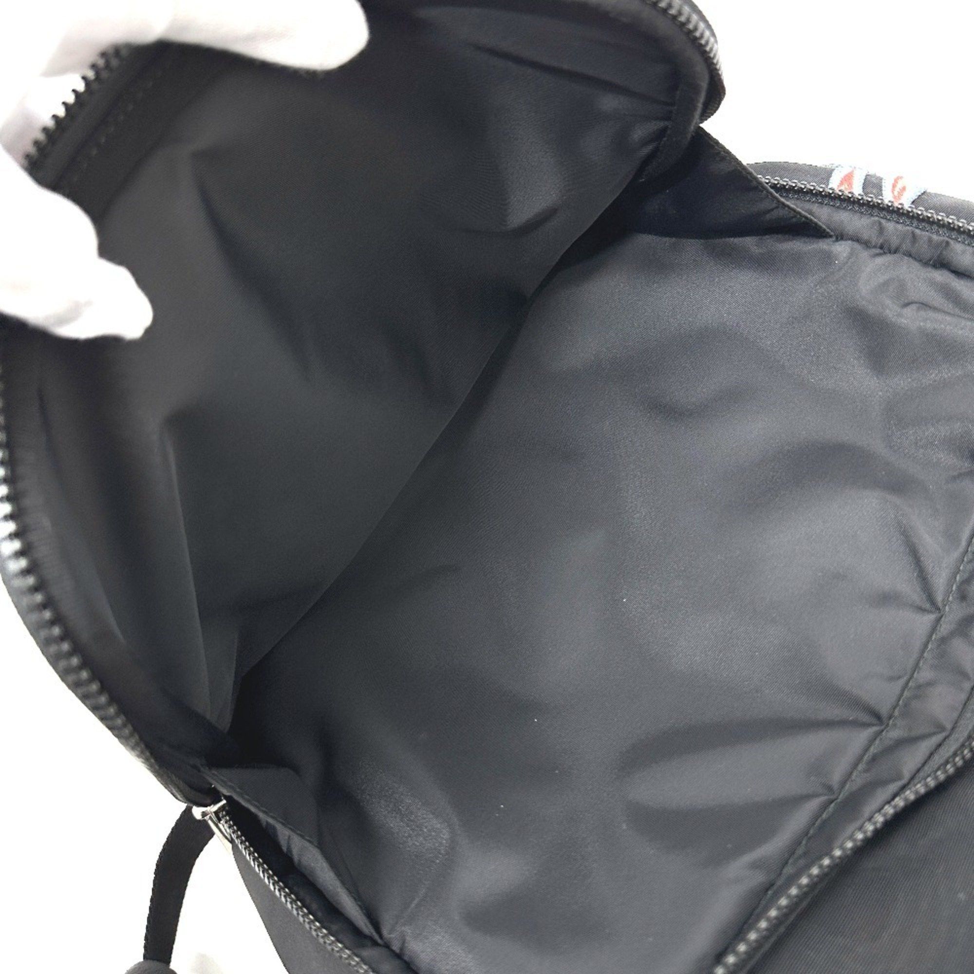 Gucci GUCCI 536724 Sequin Interlocking G Backpack Canvas Men's Black Size ONE SIZE - 16 Thumbnail