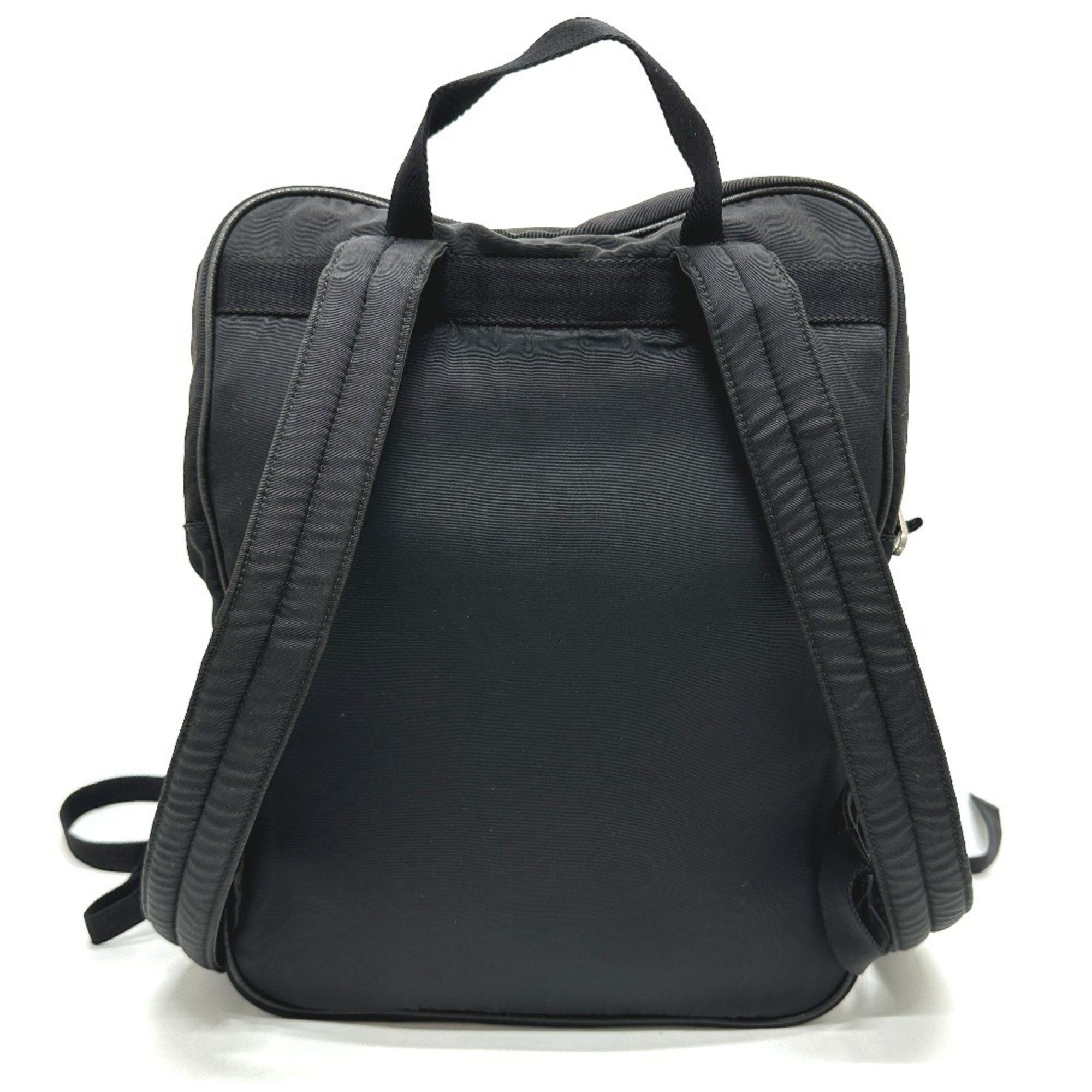 Gucci GUCCI 536724 Sequin Interlocking G Backpack Canvas Men's Black Size ONE SIZE - 2 Thumbnail