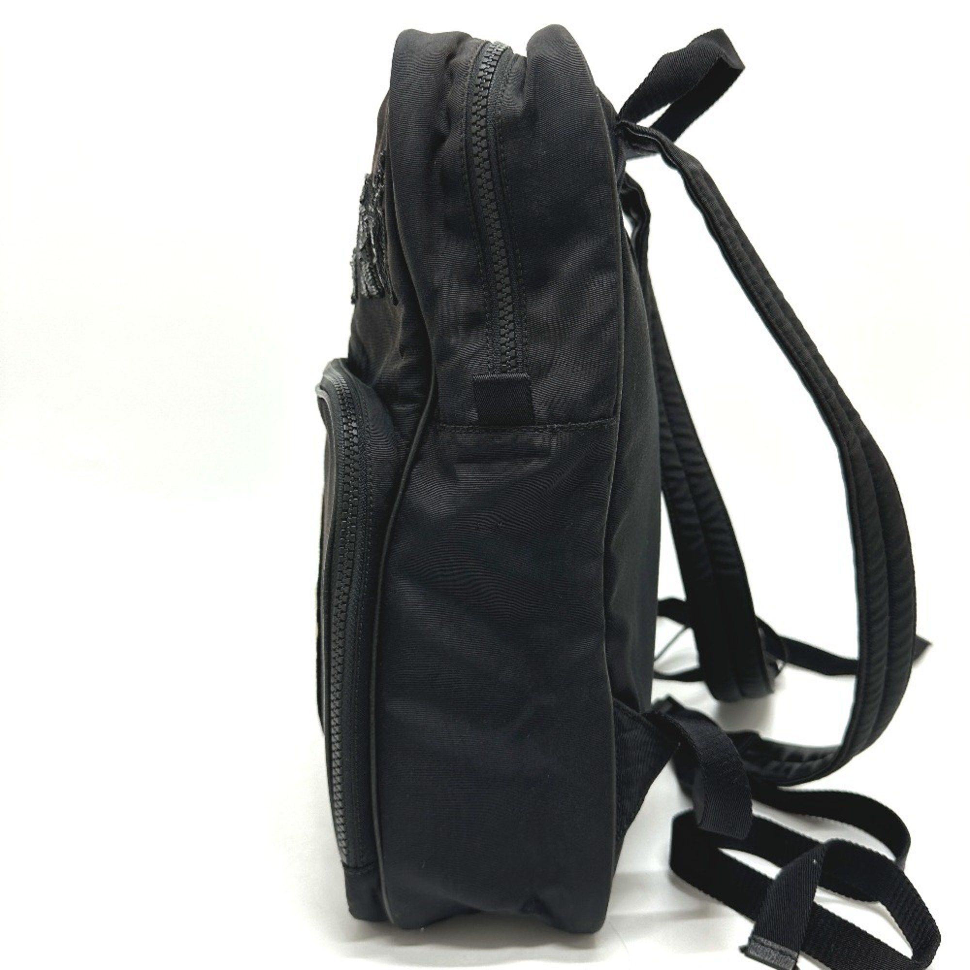 Gucci GUCCI 536724 Sequin Interlocking G Backpack Canvas Men's Black Size ONE SIZE - 3 Thumbnail