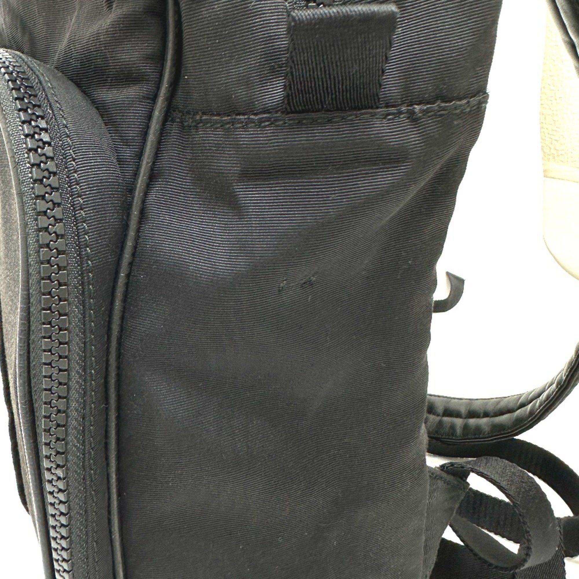 Gucci GUCCI 536724 Sequin Interlocking G Backpack Canvas Men's Black Size ONE SIZE - 4 Thumbnail