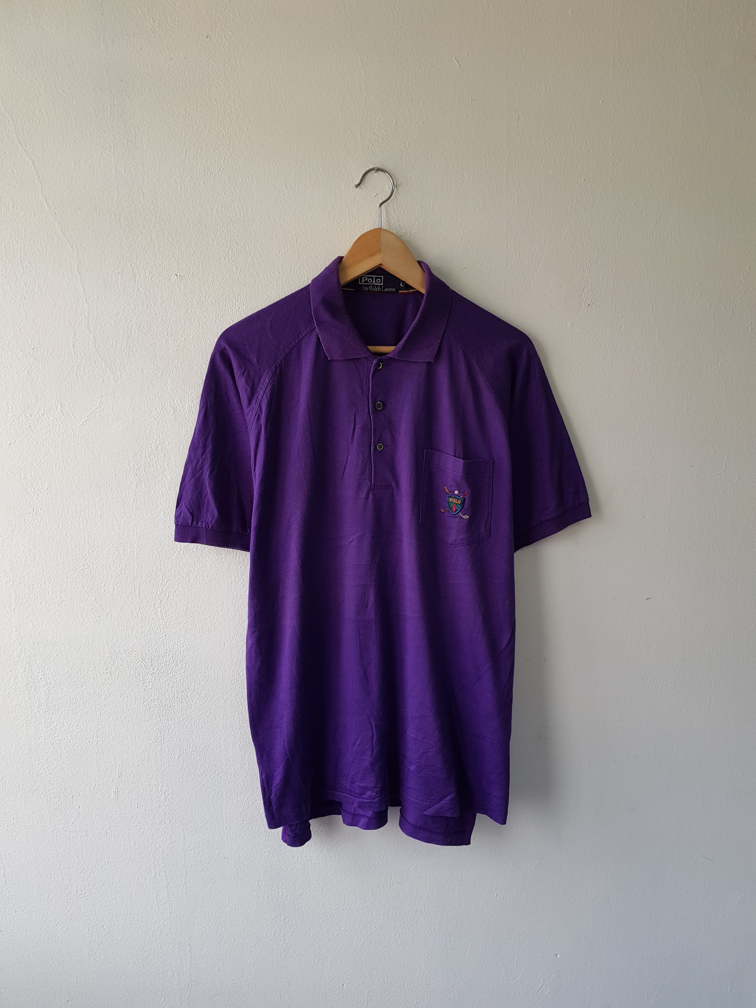Polo Ralph Lauren Vintage 90s Polo Golf Ralph Lauren Pocket Shirt Size US L / EU 52-54 / 3 - 1 Thumbnail
