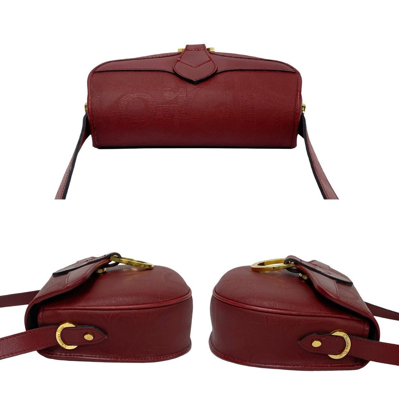 Dior Dior Shoulder Bag Red Leather Size ONE SIZE - 5 Thumbnail