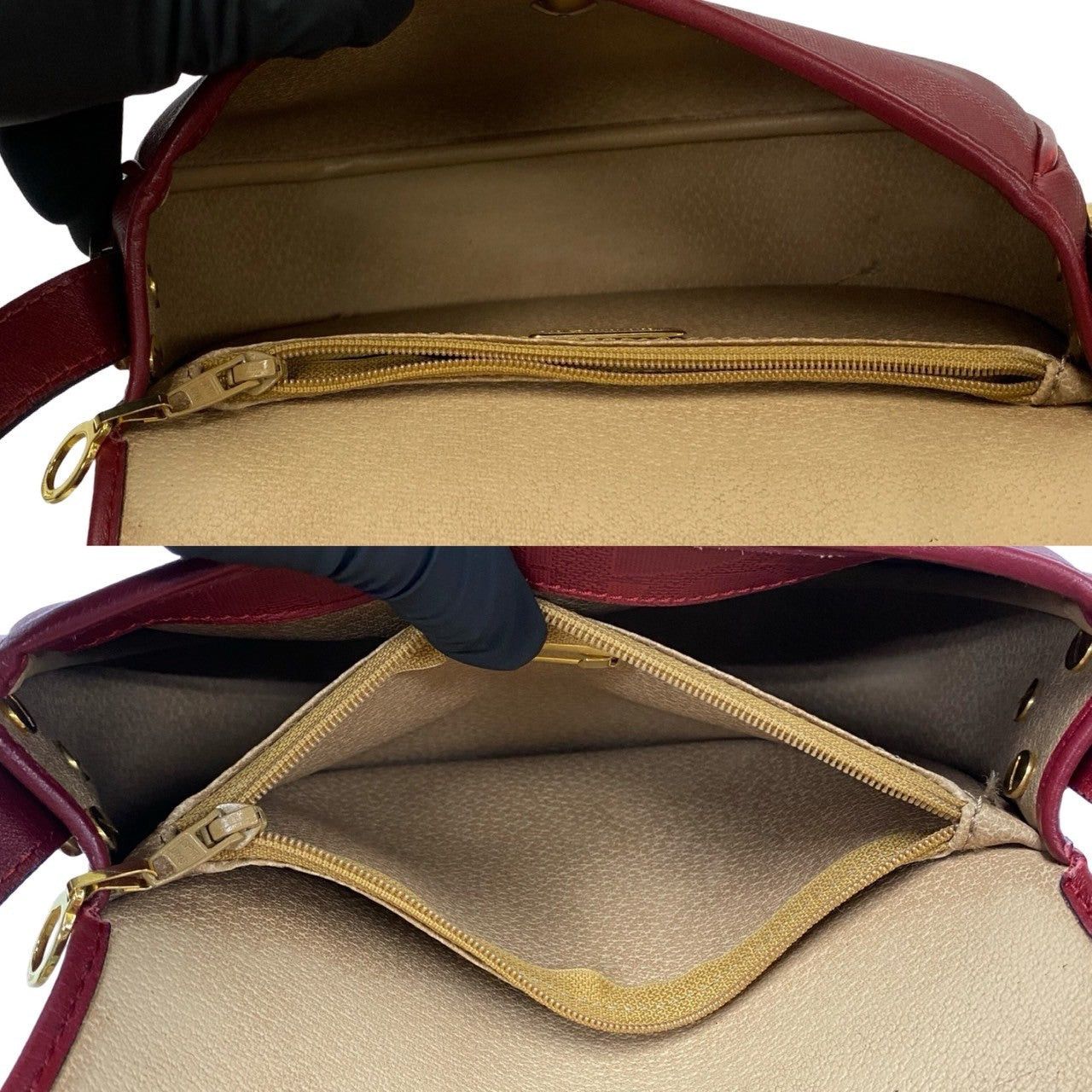 Dior Dior Shoulder Bag Red Leather Size ONE SIZE - 9 Thumbnail