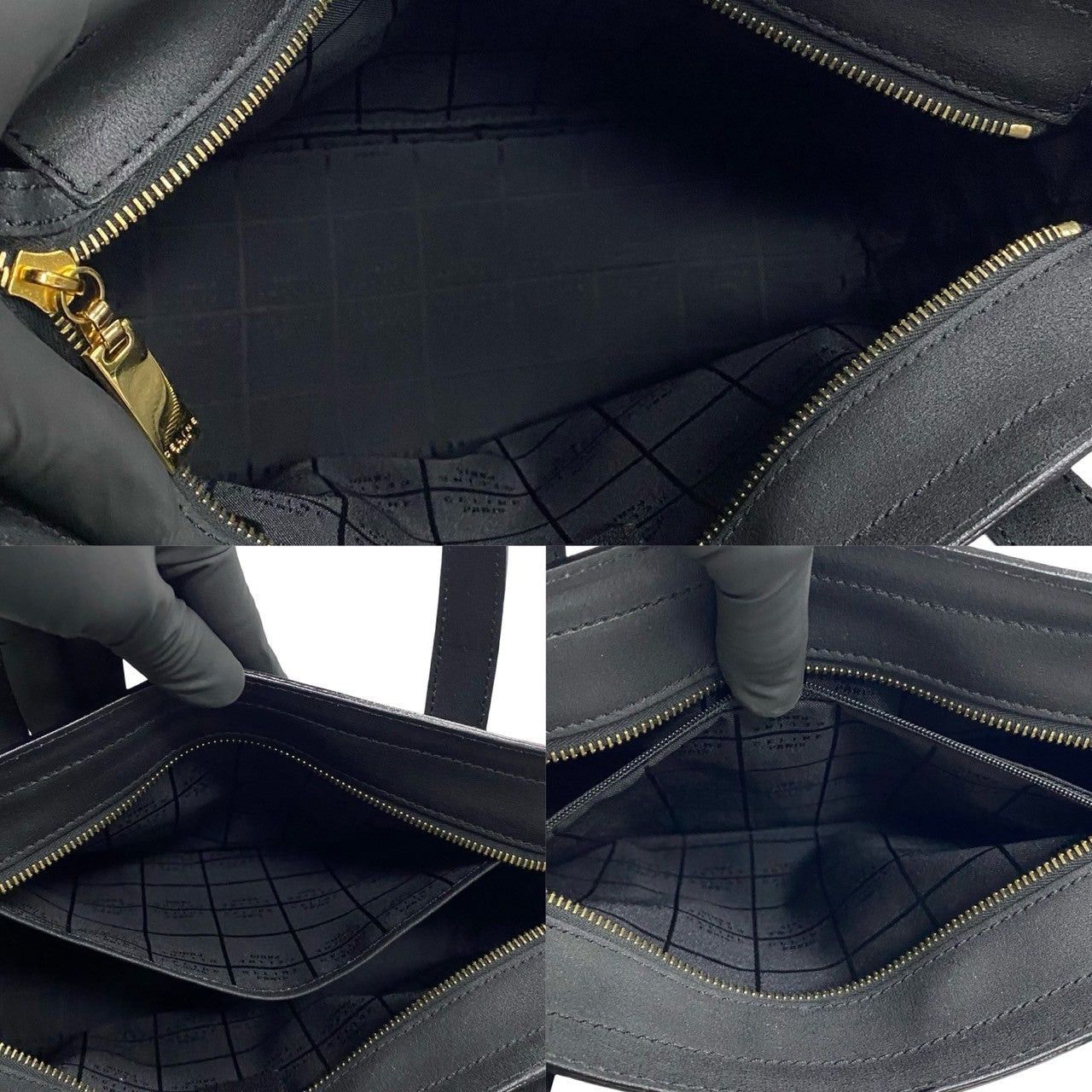 Celine Celine Handbag Black Leather Size ONE SIZE - 8 Thumbnail