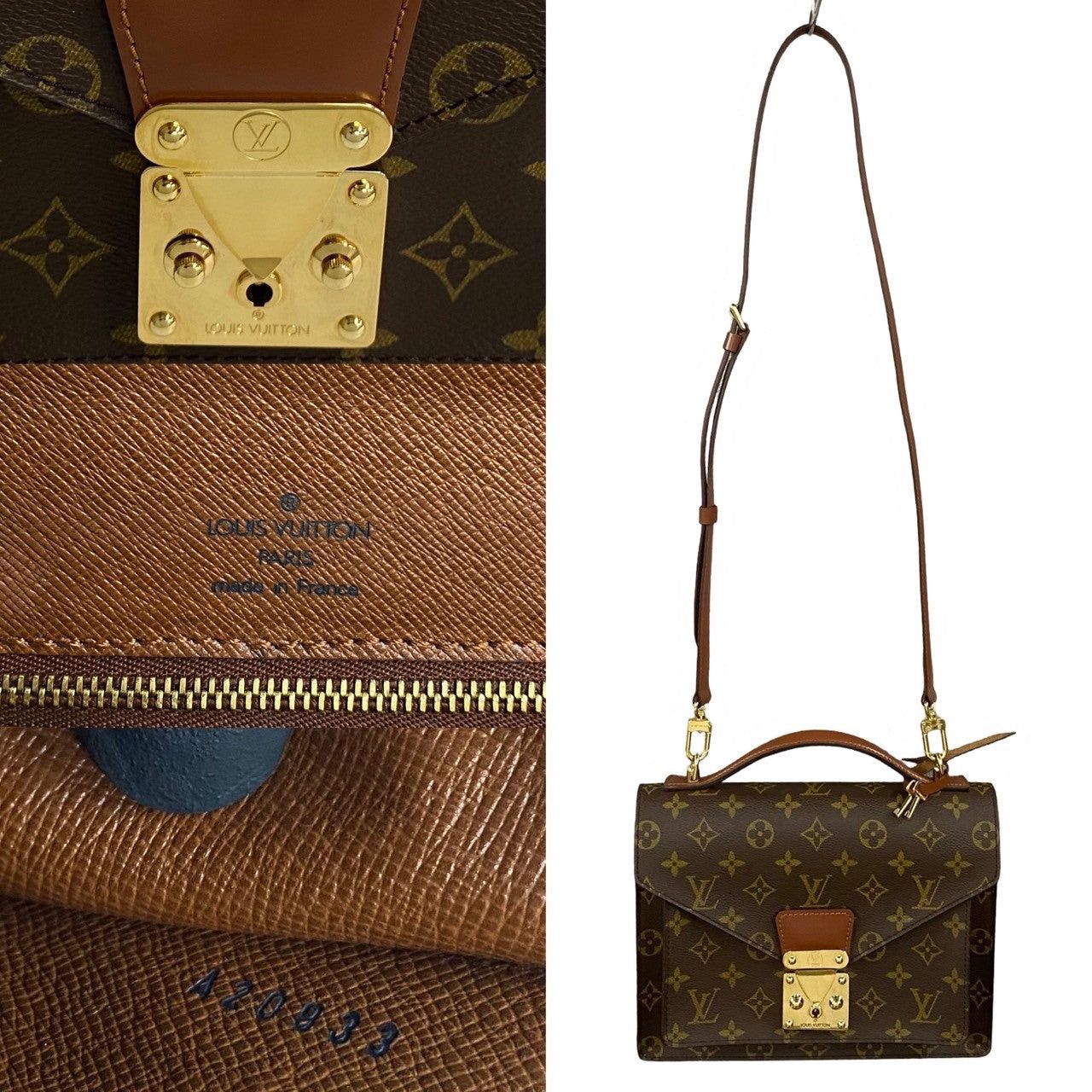 Louis Vuitton Louis Vuitton Shoulder Bag Brown Leather Size ONE SIZE - 3 Thumbnail