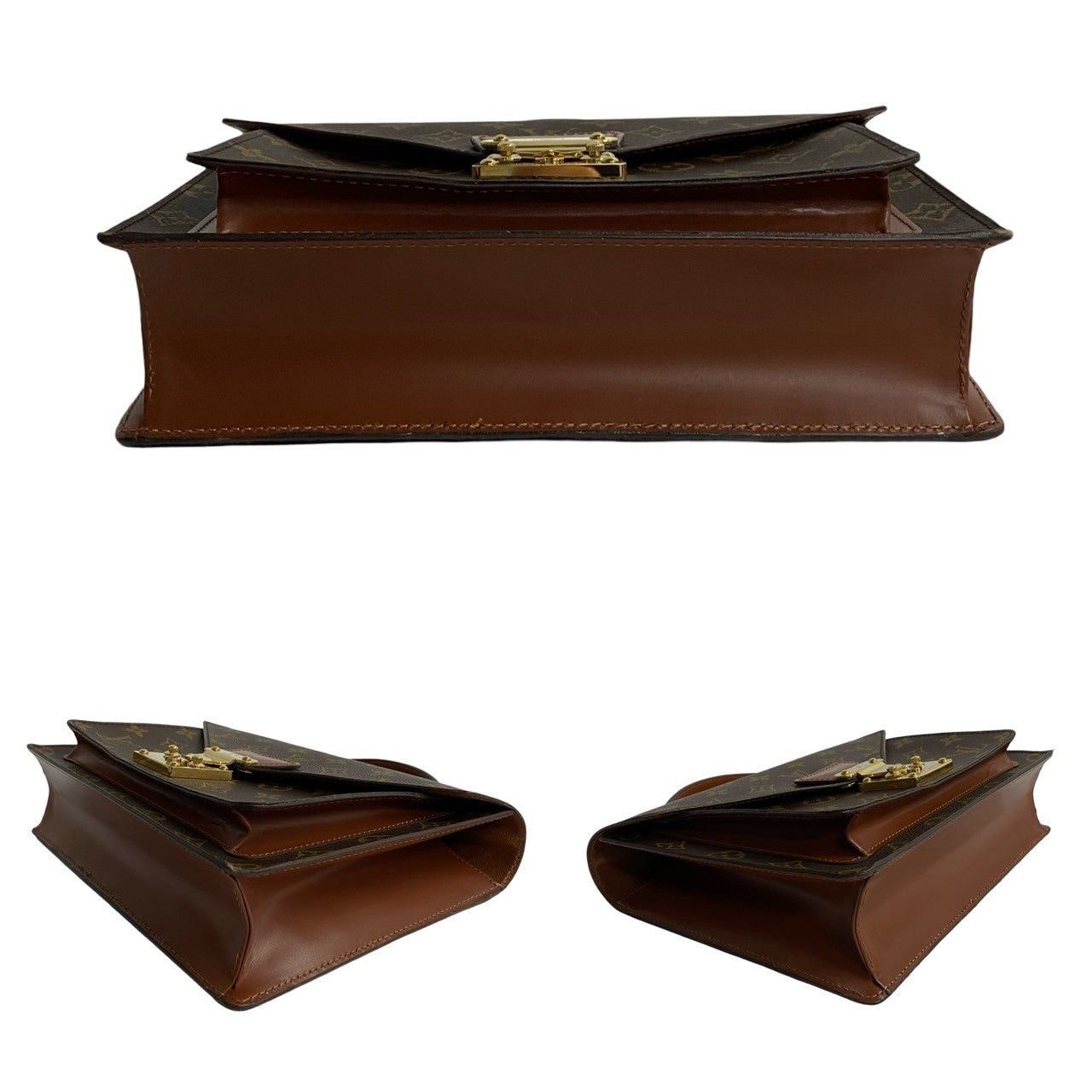 Louis Vuitton Louis Vuitton Shoulder Bag Brown Leather Size ONE SIZE - 6 Thumbnail