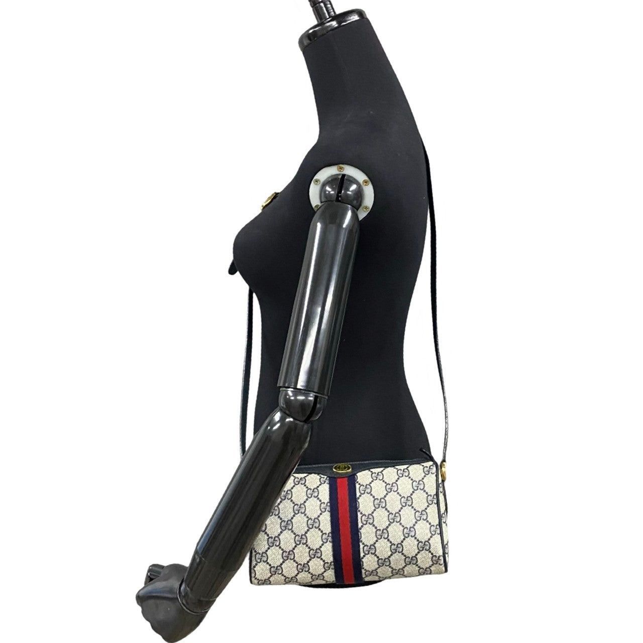 Gucci Gucci Shoulder Bag Navy Leather Size ONE SIZE - 2 Thumbnail