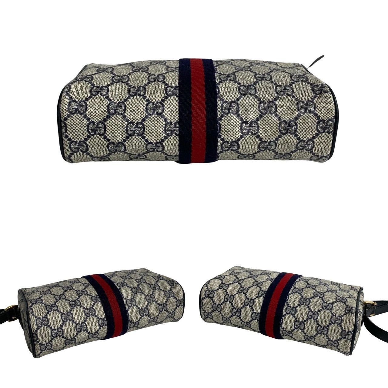 Gucci Gucci Shoulder Bag Navy Leather Size ONE SIZE - 6 Thumbnail