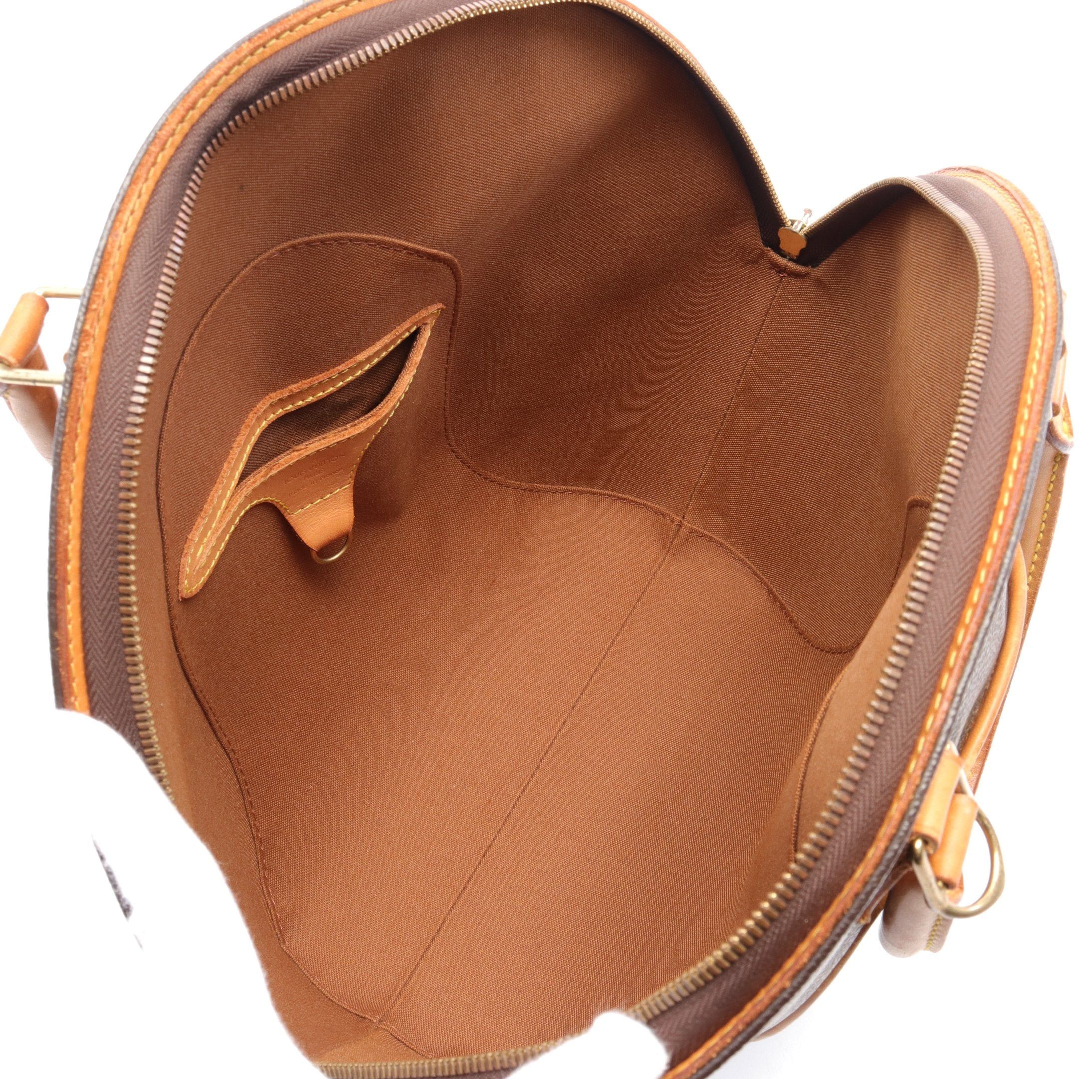 Louis Vuitton Louis Vuitton Ellipse Mm Monogram Handbag Leather Brown Size ONE SIZE - 3 Thumbnail